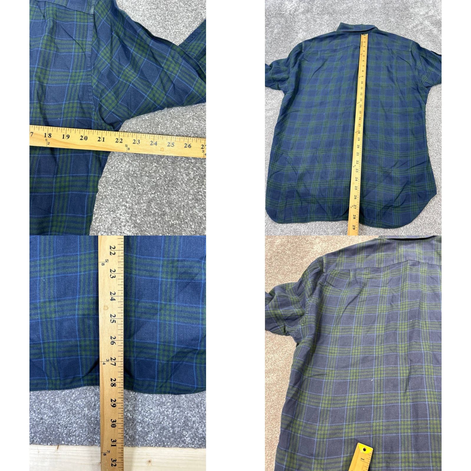Bonobos Bonobos Shirt Mens L Blue Cotton Button Up Plaid Casual Slim Button-Down Collared Seasonal Spring Summer Fall Mens Size US L / EU 52-54 / 3 - 8 Thumbnail