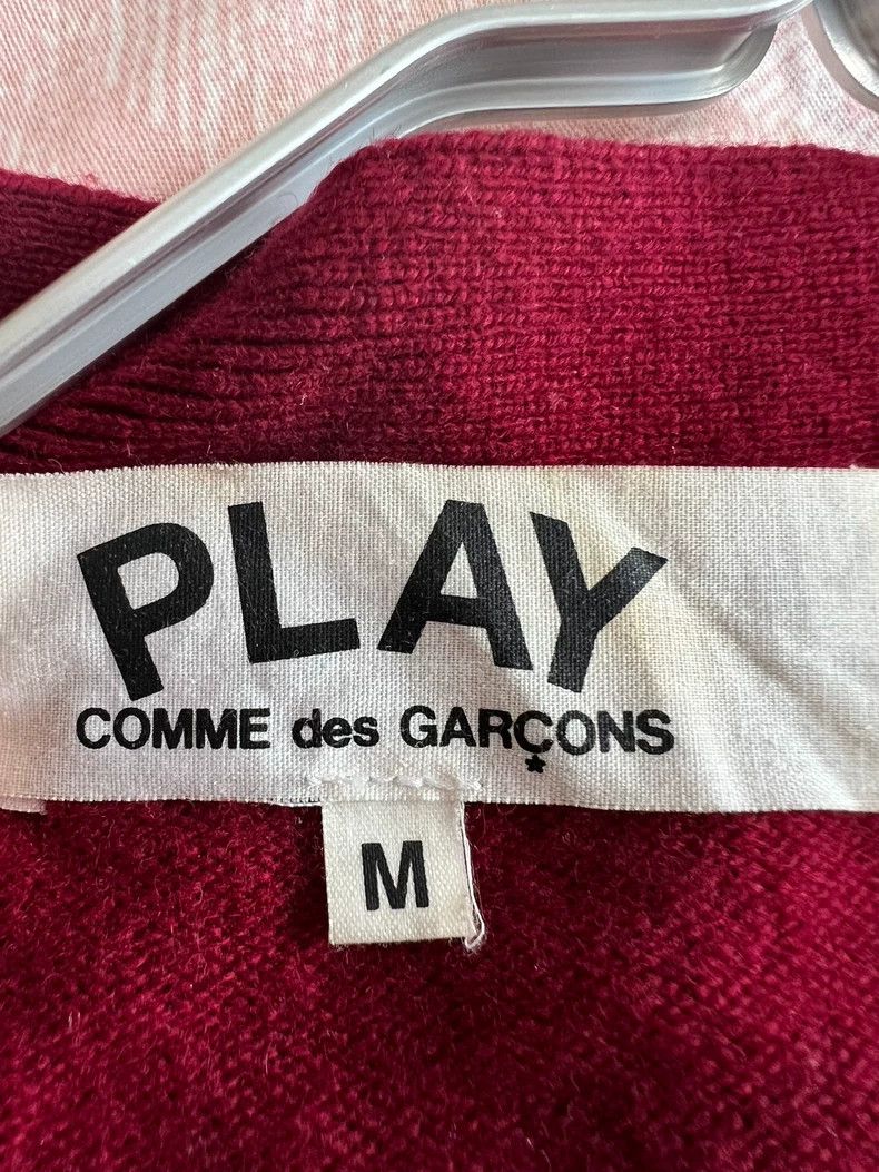 Comme des Garcons Comme Des Garcons Dark Red V-Neck Size M / US 6-8 / IT 42-44 - 2 Thumbnail