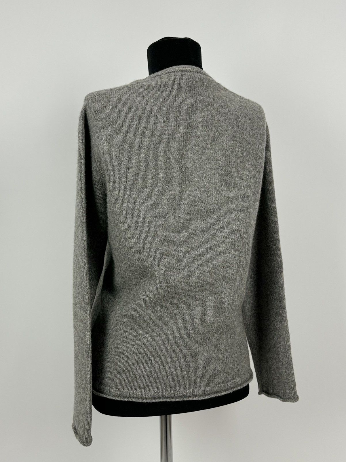 Jil Sander Jil Sander Knitted Gray Sweater Size S / US 4 / IT 40 - 2 Thumbnail