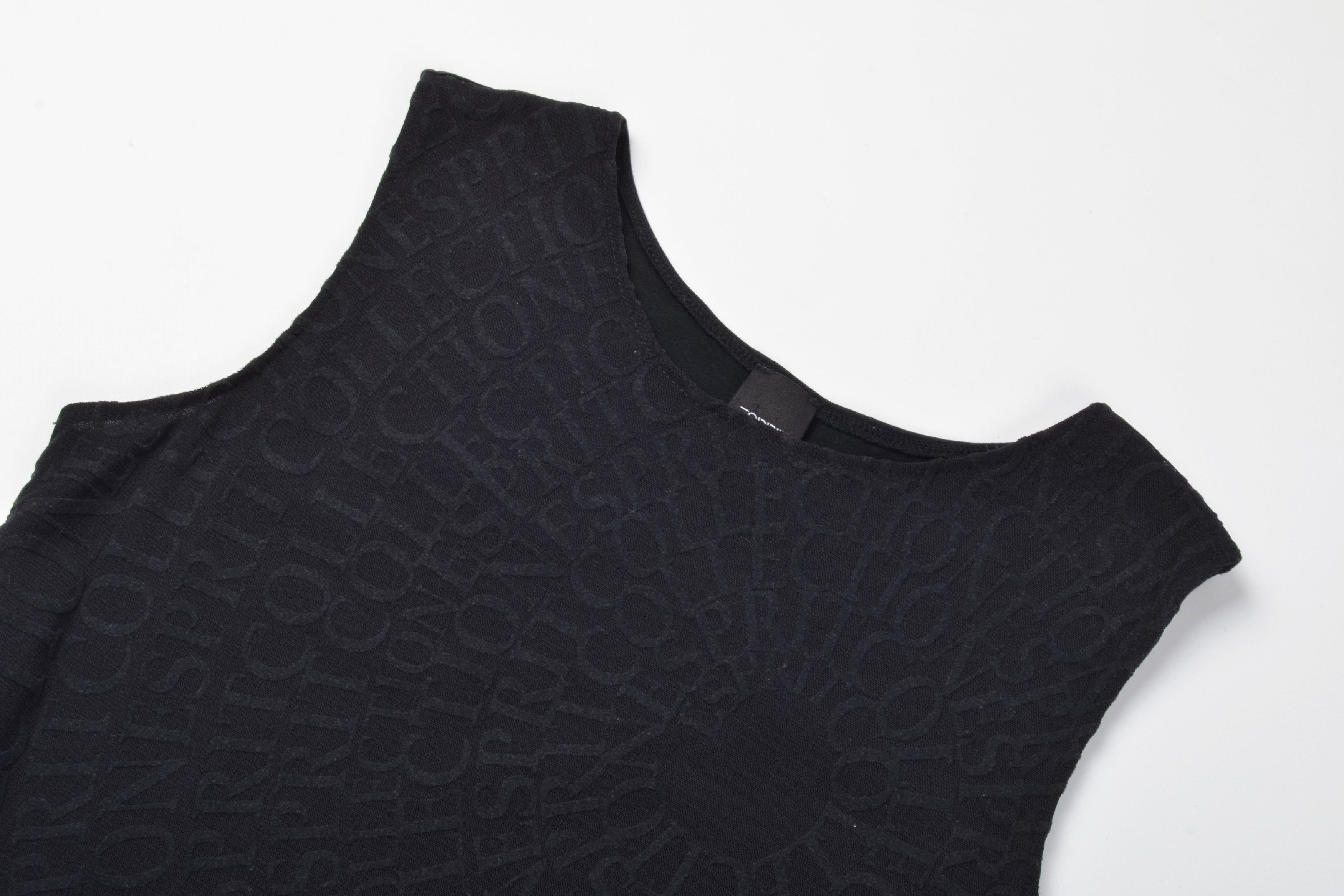 Esprit Vintage Esprit Y2K Mesh Monogramm Black Grunge Top Size M / US 6-8 / IT 42-44 - 5 Thumbnail