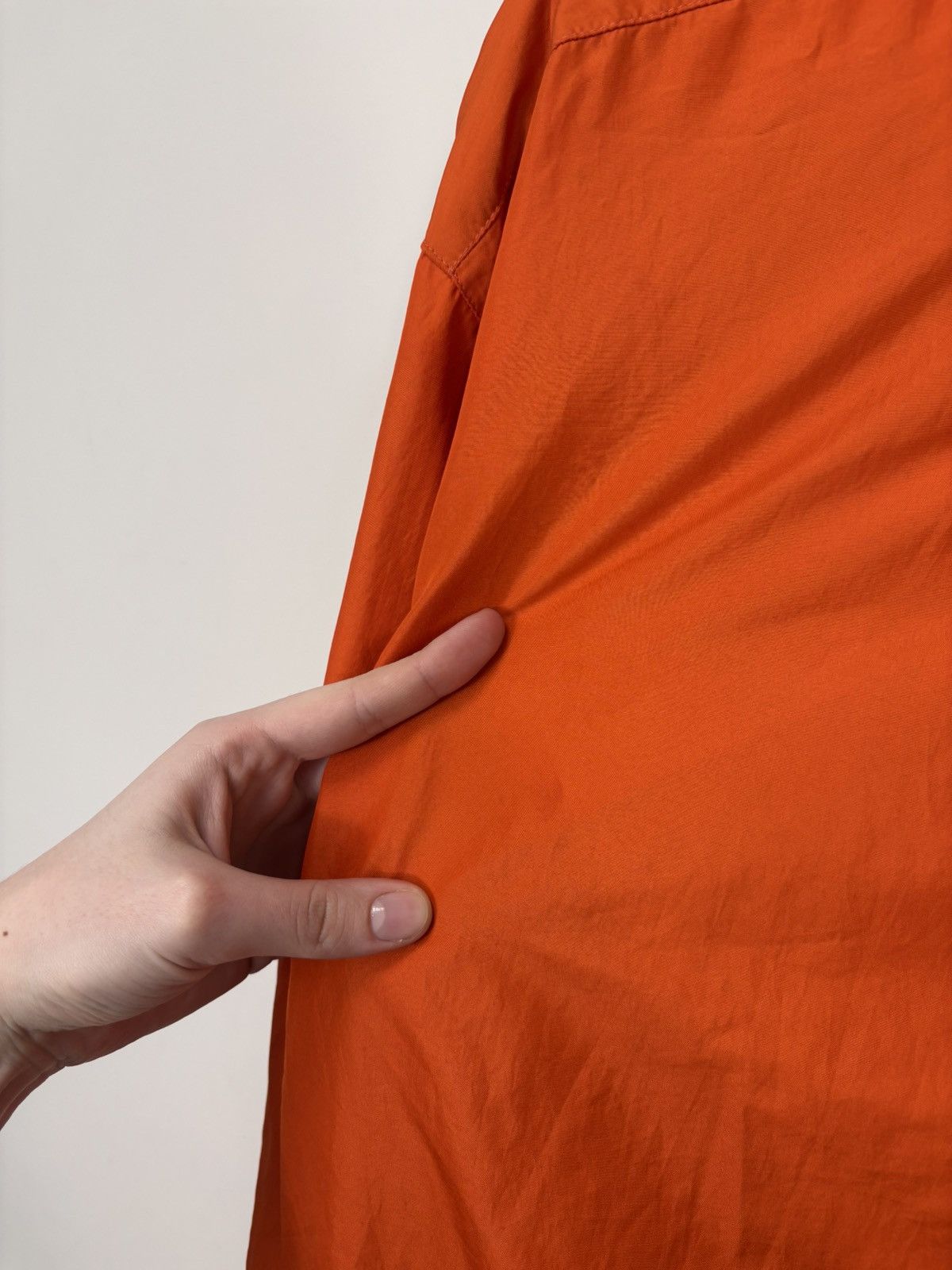 Nike Vintage 1990s Nike Y2K Orange Half Zip Windbreaker Jacket Size US M / EU 48-50 / 2 - 6 Thumbnail