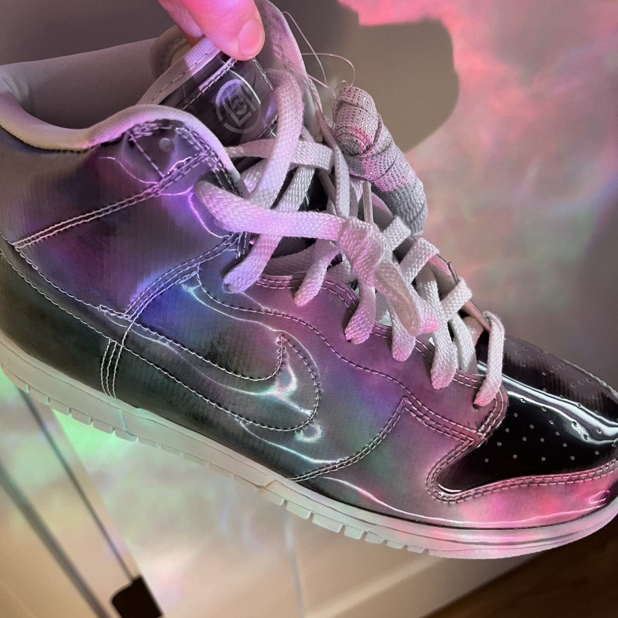 CLOT × Nike •DS• CLOT X NIKE DUNK HIGH “FLUX” • 8M / 9.5W with 1 Card!! Size US 8 / EU 41 - 12 Thumbnail