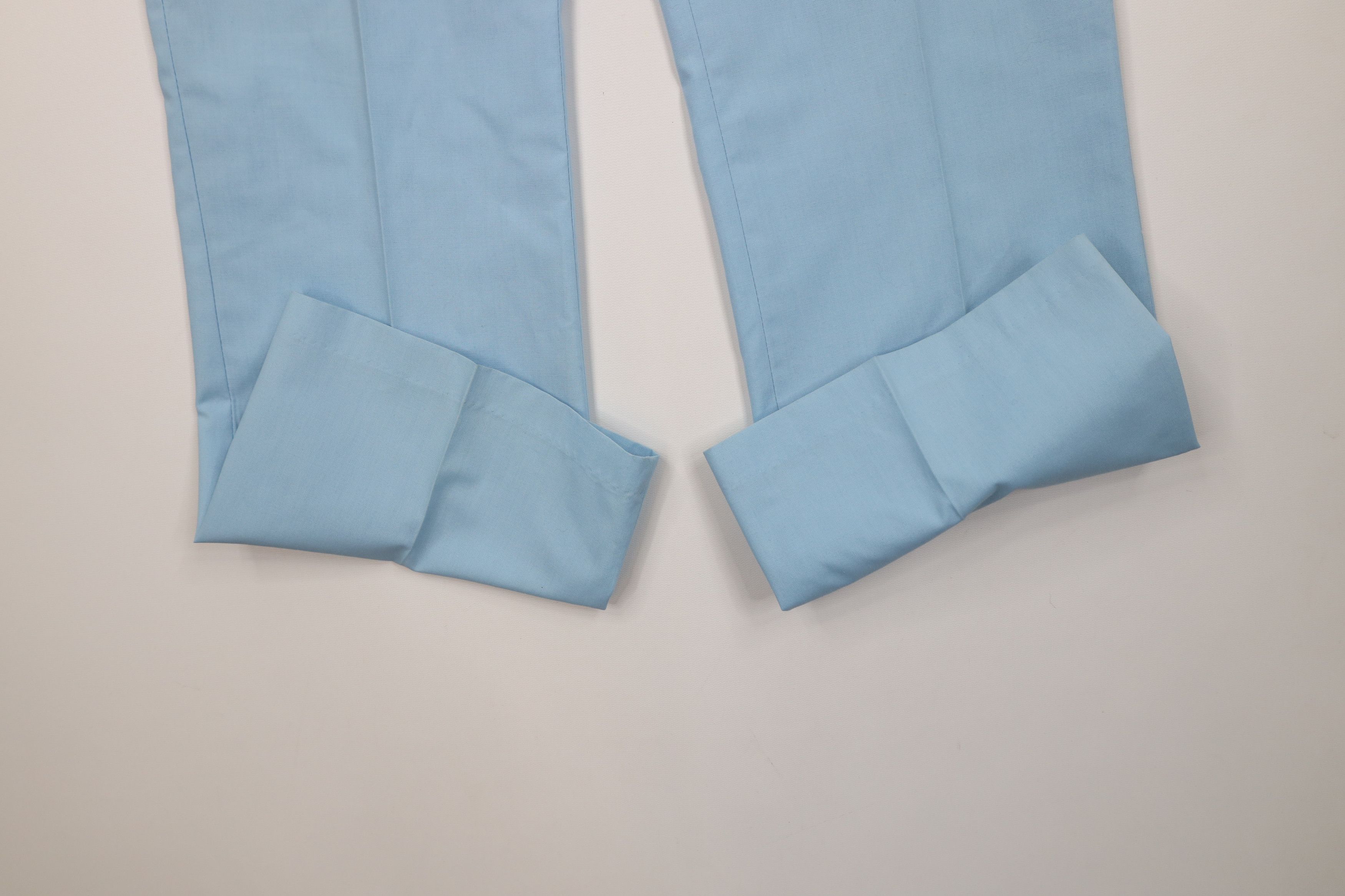Vintage Vintage 70s Streetwear Wide Leg Chino Pants Carolina Blue US Size US 30 / EU 46 - 5 Thumbnail