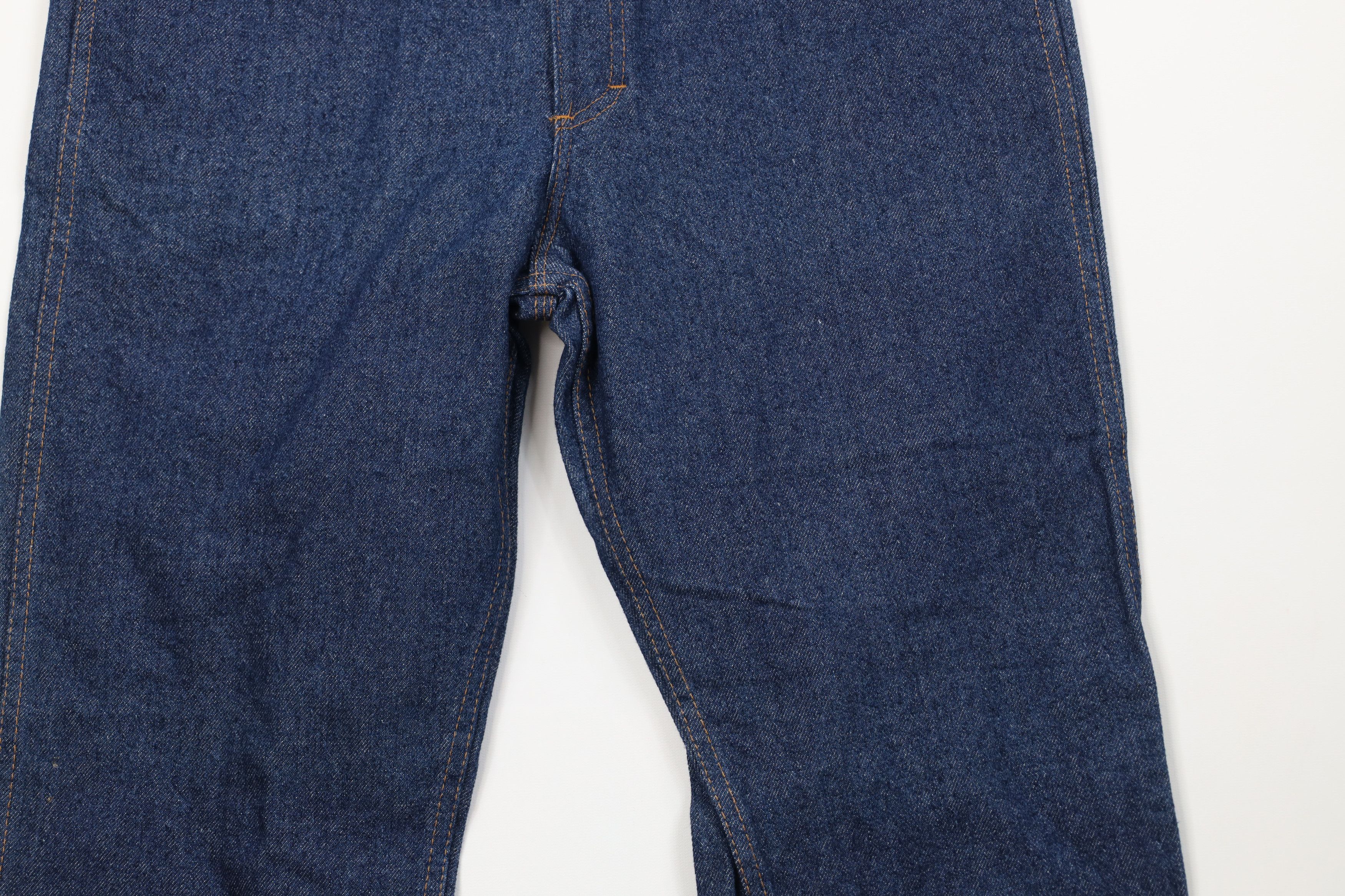 Vintage Vintage 70s Streetwear Wide Leg Denim Jeans Blue Cotton USA Size US 38 / EU 54 - 3 Thumbnail