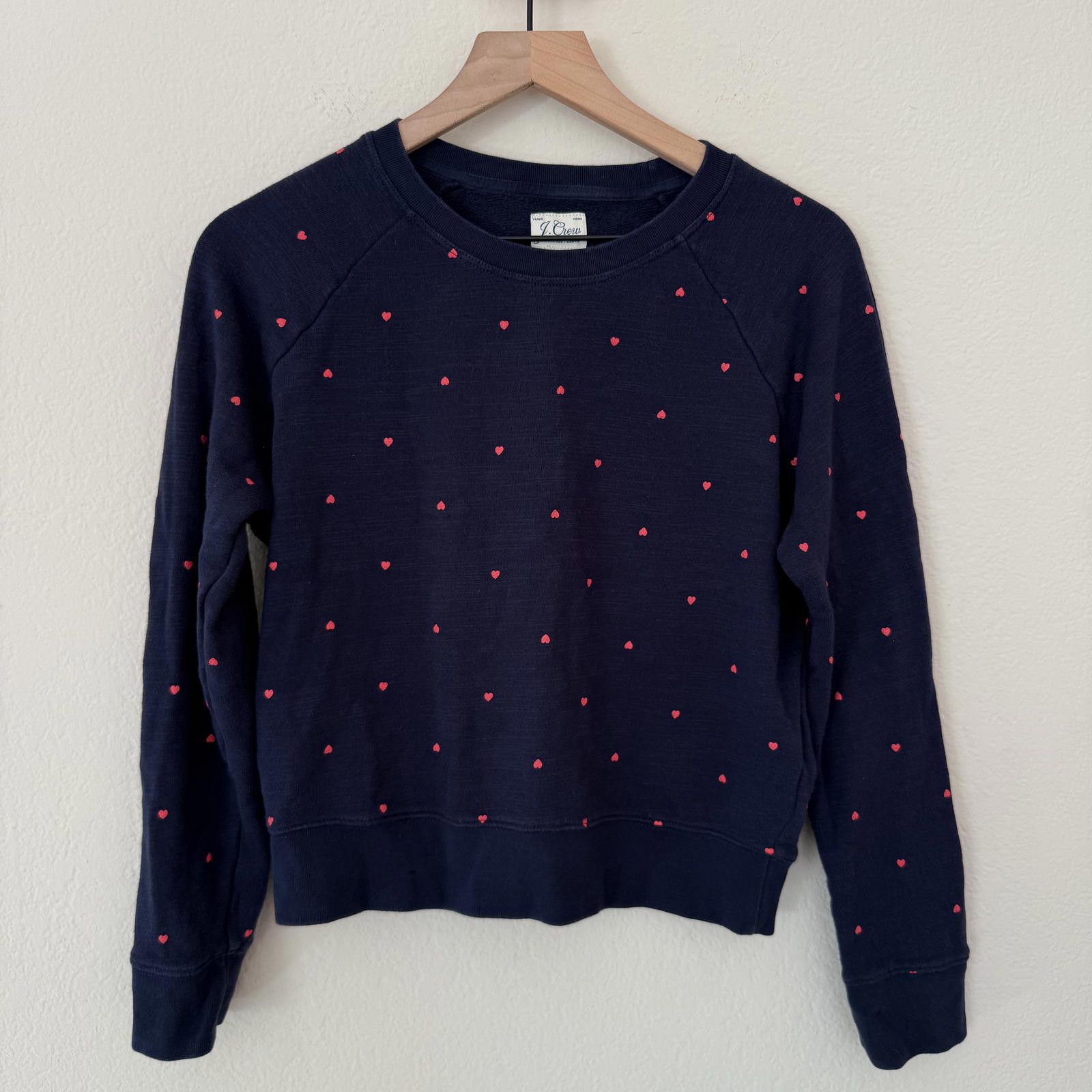 J.Crew J-Crew Sweater Women's XS Navy Vintage Fleece Size XS / US 0-2 / IT 36-38 - 1 Thumbnail