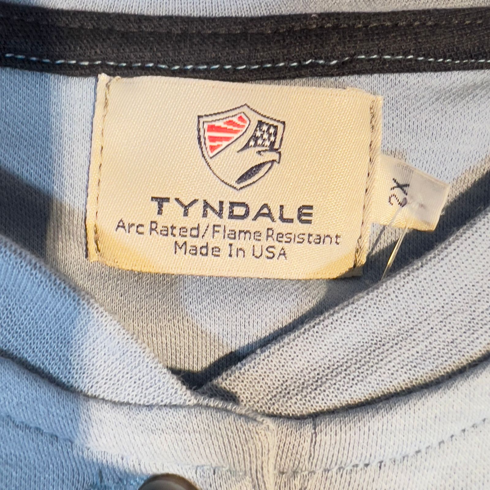 Other Tyndale FRMC Henley Shirt 2X Bl Long Pocket Safety Electric Size US XXL / EU 58 / 5 - 1 Thumbnail