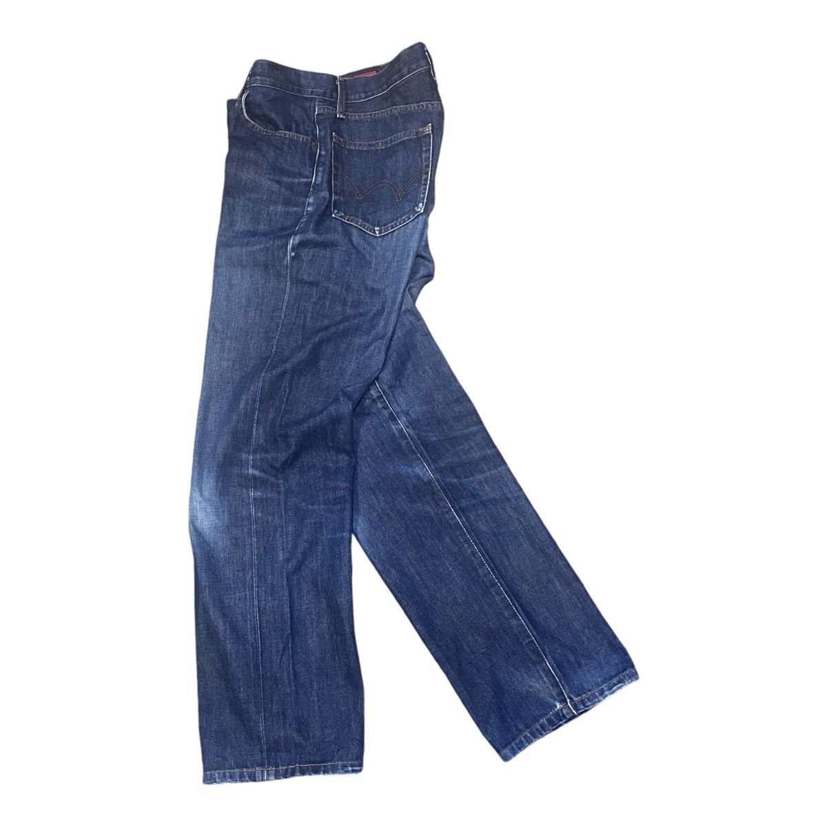 Edwin × Jean × Vintage Vintage Edwin 503 Distressed Mud Wash Faded Jeans Pants W31 Size US 31 - 2 Thumbnail