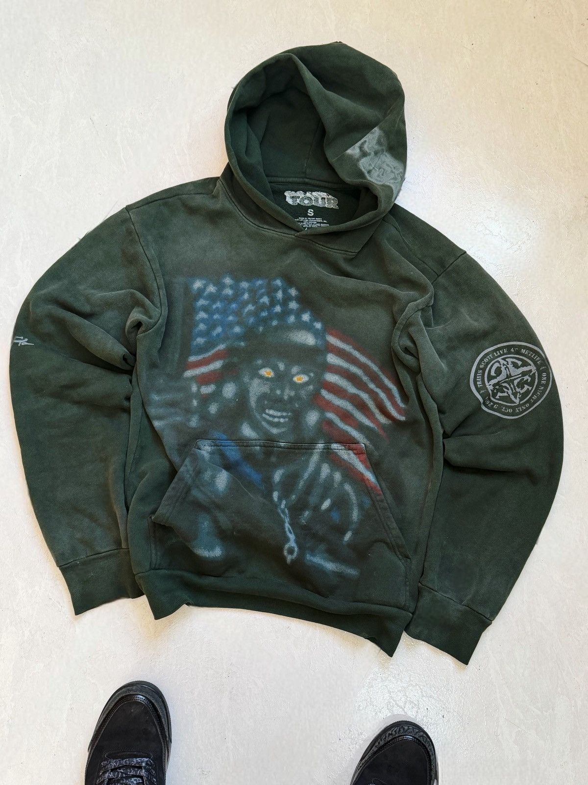 Travis Scott Travis Scott MetLife Flag Hoodie Size US S / EU 44-46 / 1 - 2 Thumbnail