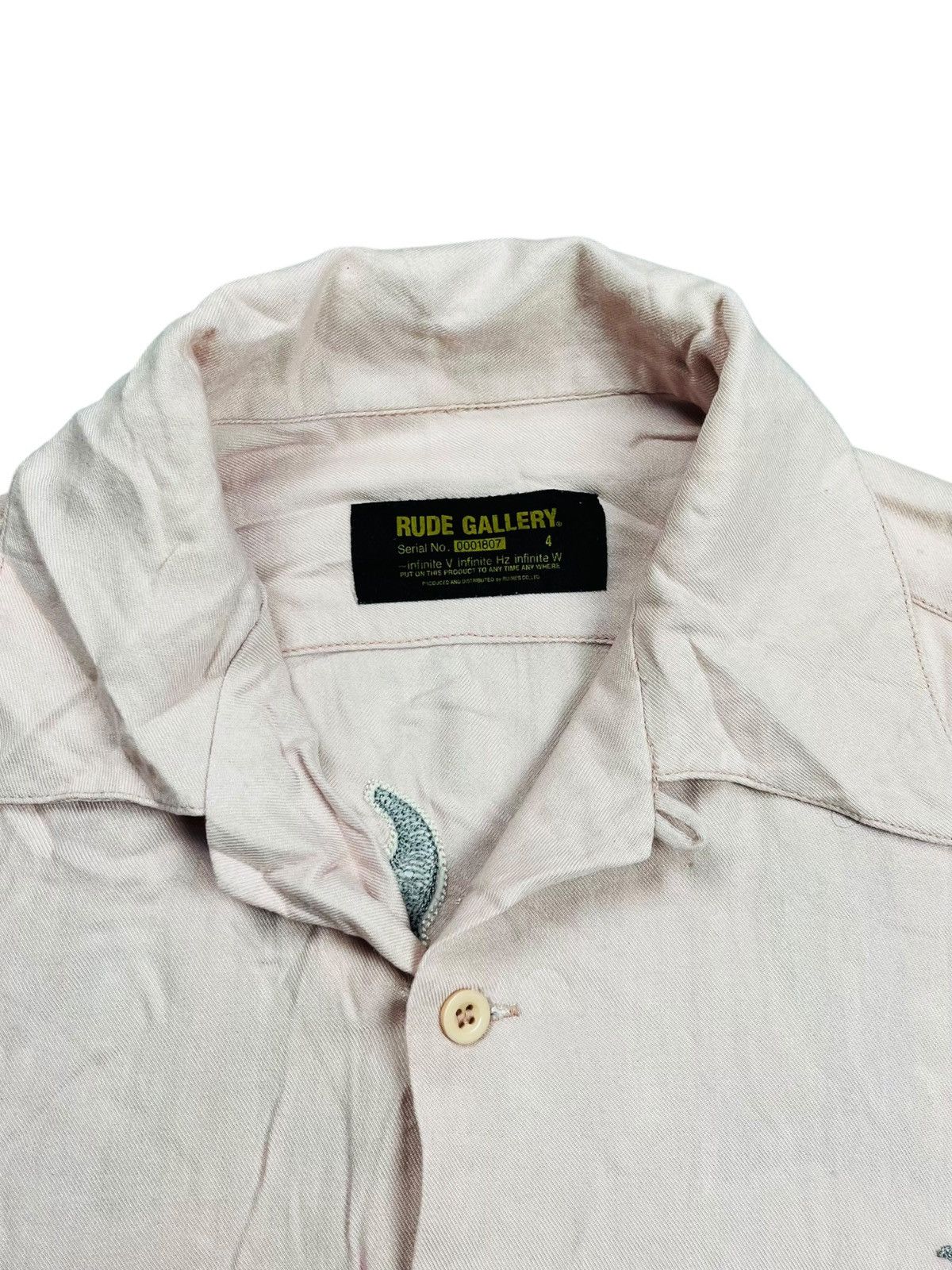 Hysteric Glamour 2000s Rude Gallery - Love & Hate Boxy Pink Shirt Size US M / EU 48-50 / 2 - 5 Thumbnail