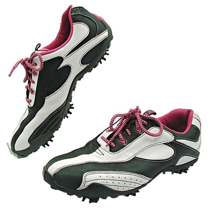 Footjoy FootJoy LoPro Collection Womens Pink White Black Lace Up Gol