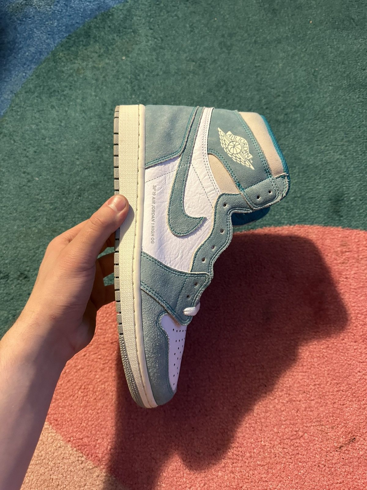 Jordan Brand Air Jordan 1 Retro High OG Turbo Green Size US 11.5 / EU 44-45 - 4 Thumbnail