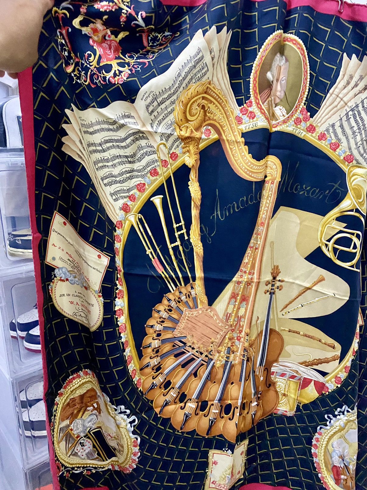 Hermes Rare Hermes Carre 90 "Wolfgang Amadeus Mozart" Silk Scarf Size ONE SIZE - 3 Thumbnail