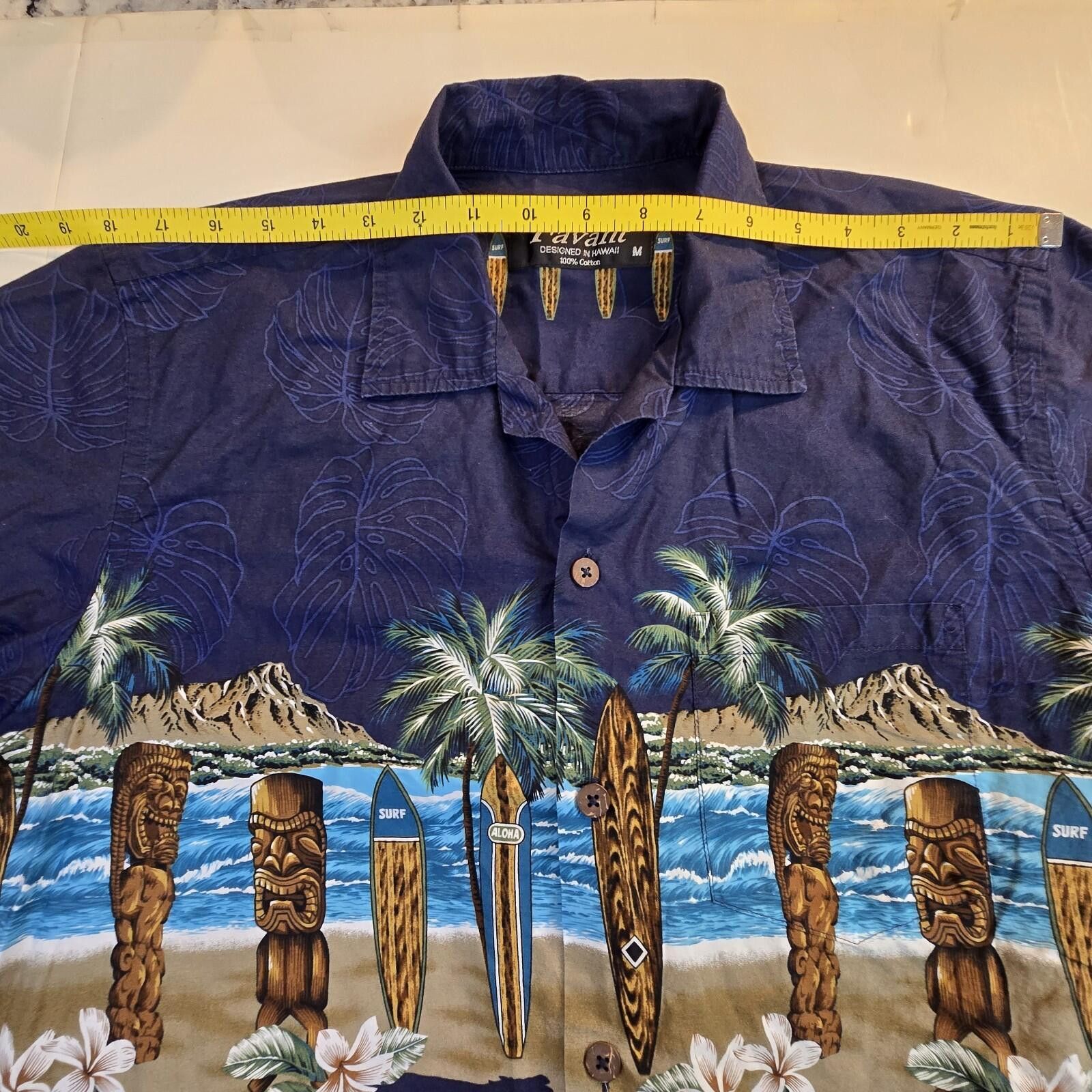 Other Favant Hawaiian Shirt Palm Tree and Tiki Print Size M Medium Size US M / EU 48-50 / 2 - 7 Thumbnail