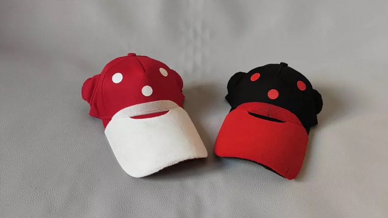 Walter Van Beirendonck Walter Van Beirendonck Red White Cap - dmc Size ONE SIZE - 1 Thumbnail