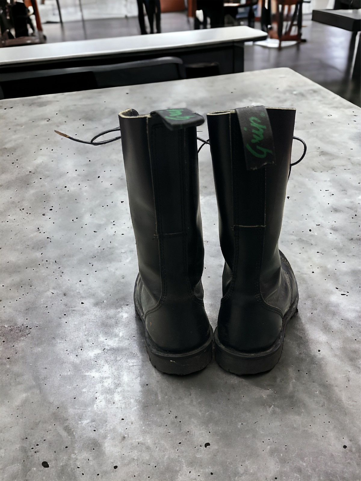 Dr. Martens GETTA GRIP BY DR MARTENS 14 EYES STEEL TOR LEATHER BOOTS Size US 7.5 / IT 37.5 - 5 Thumbnail