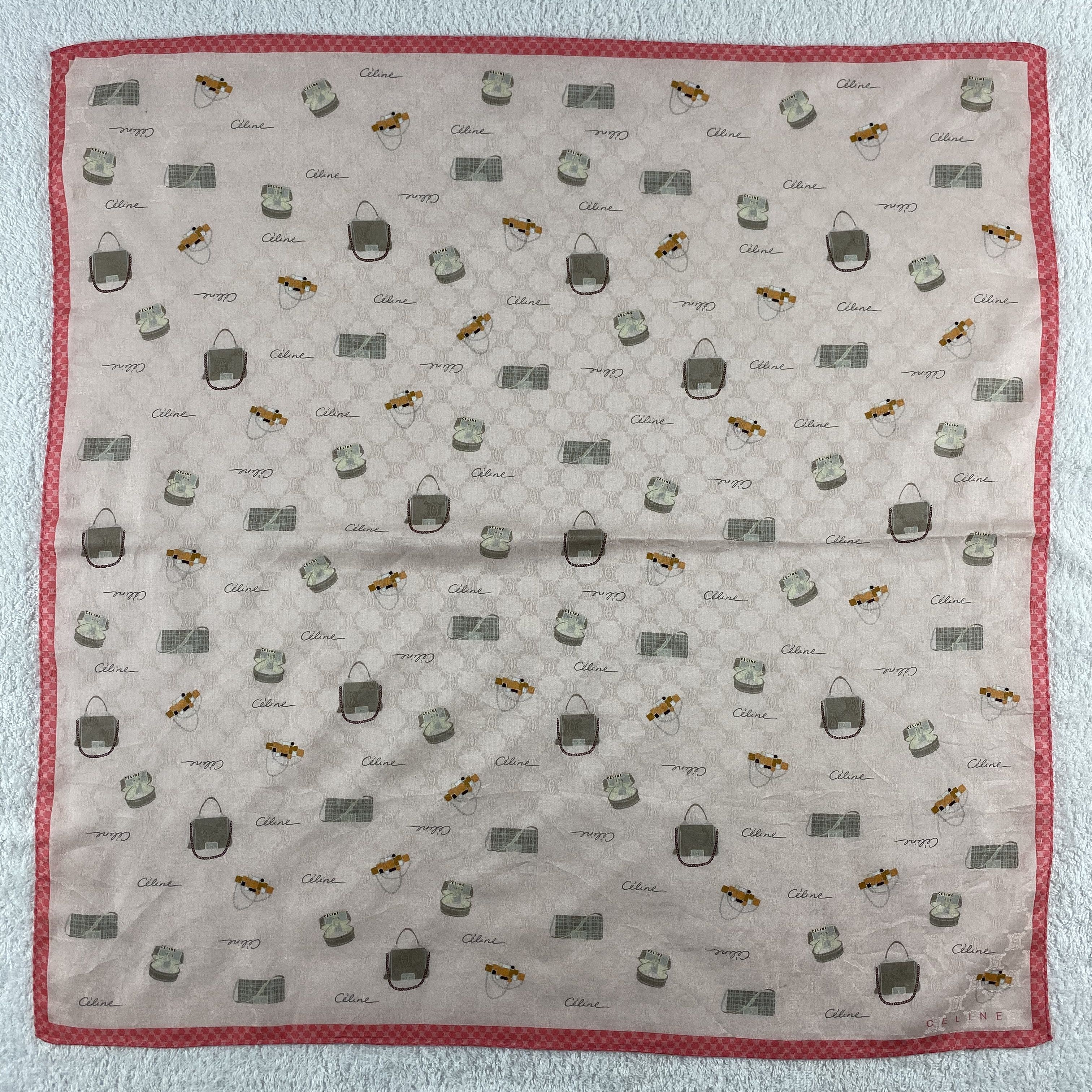 Celine × Vintage Celine Neckerchief / Bandana / Handkerchief Size ONE SIZE - 3 Thumbnail