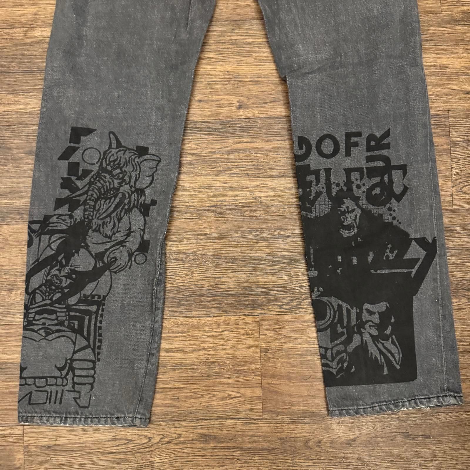 Neighborhood Neighborhood x SK8THING Denim Jeans Size US 35 - 2 Thumbnail