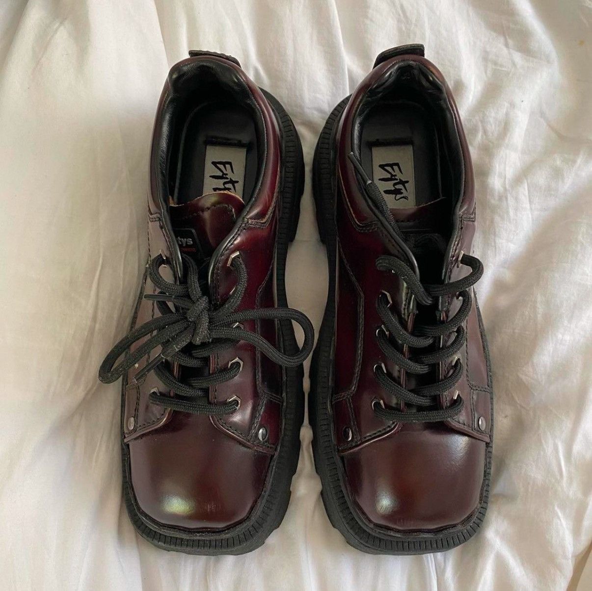 Eytys Eytys Cherry Red Detroit Platform Oxfords | Grailed