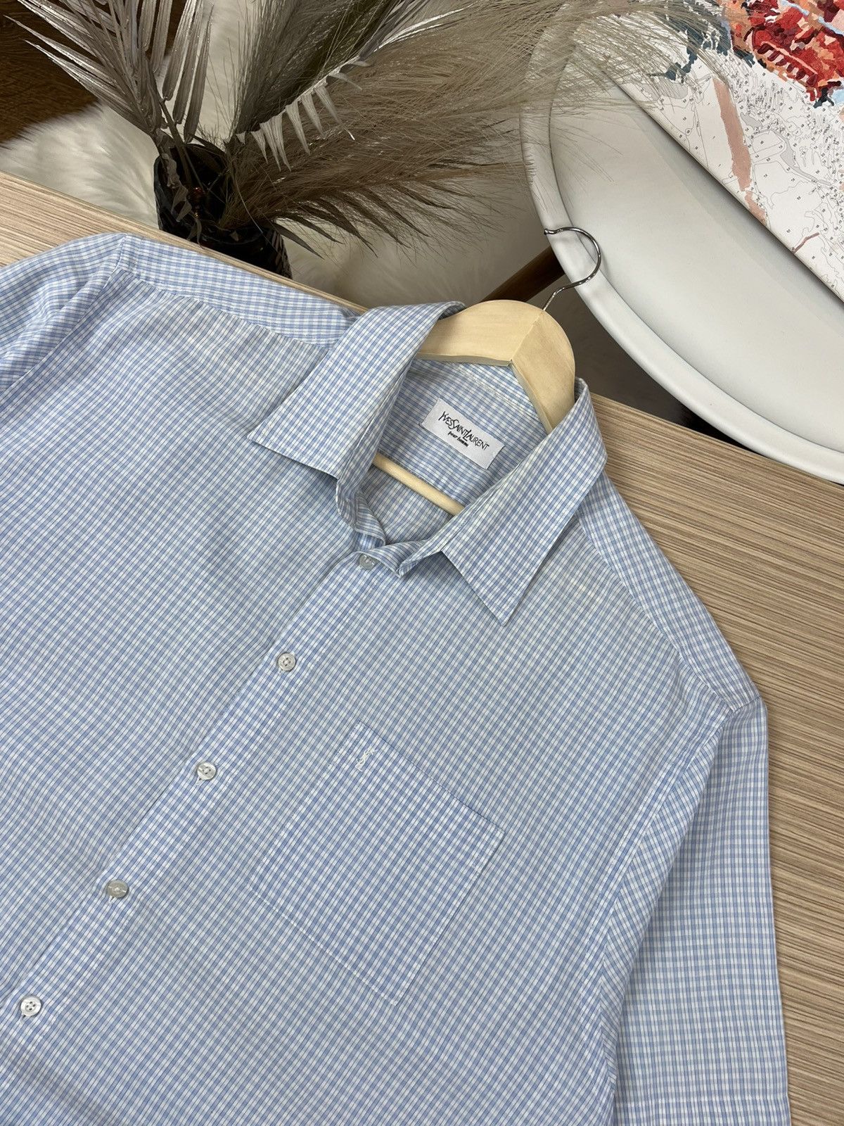 Vintage × Yves Saint Laurent Very crazy Yves Saint Laurent YSL Shirt Summer Size US XXL / EU 58 / 5 - 3 Thumbnail