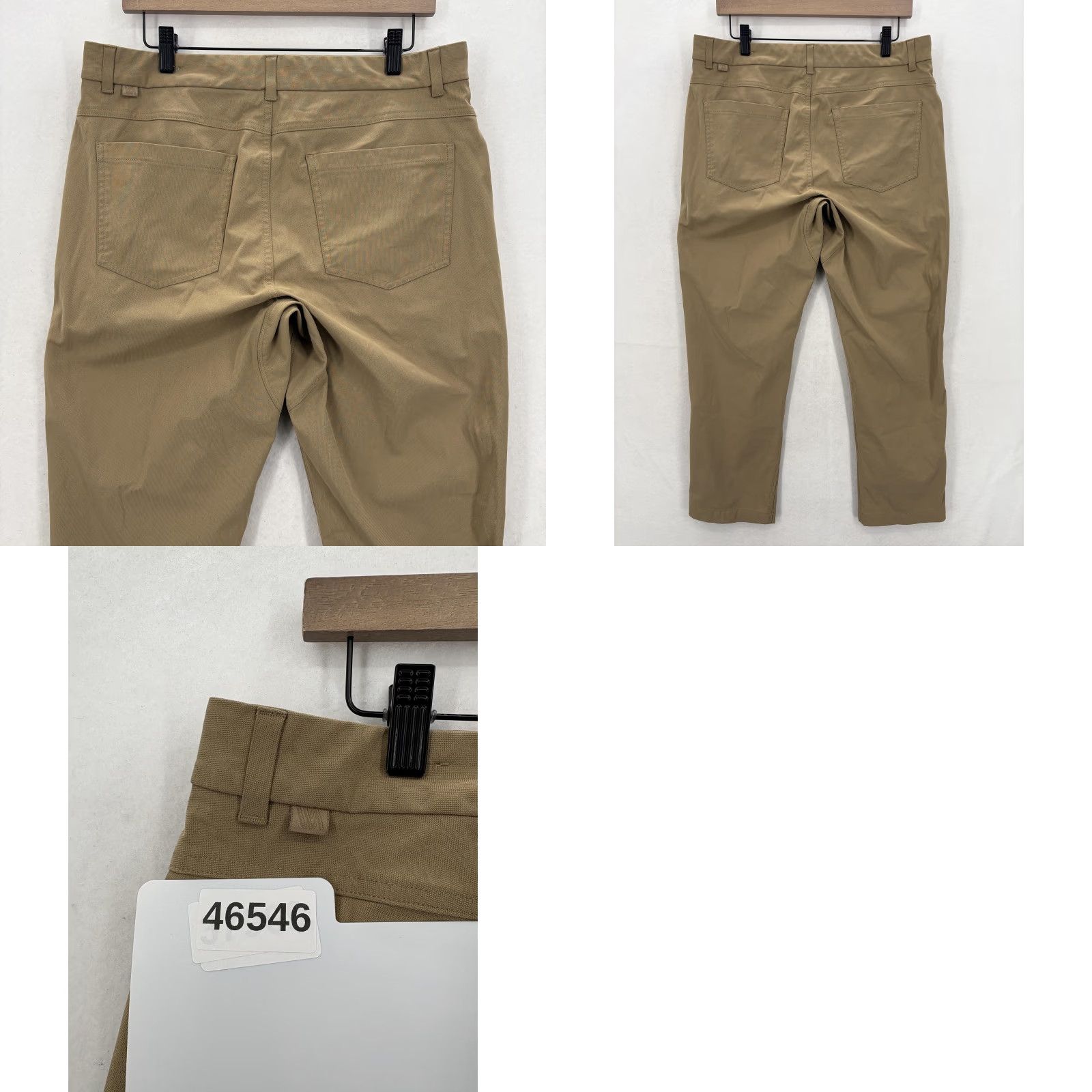 Vintage VRST Limitless Performance Athletic Fit 5 Pocket Pants Mens 34x28 Khaki Stretch Size US 34 / EU 50 - 9 Thumbnail