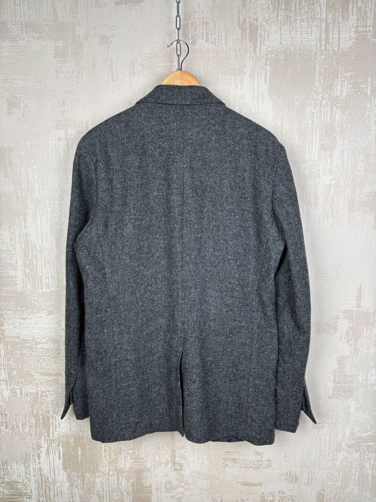 Other 7d Collection Twentyfour Wool Melange Grey Blazer Jacket Size 40R - 19 Thumbnail
