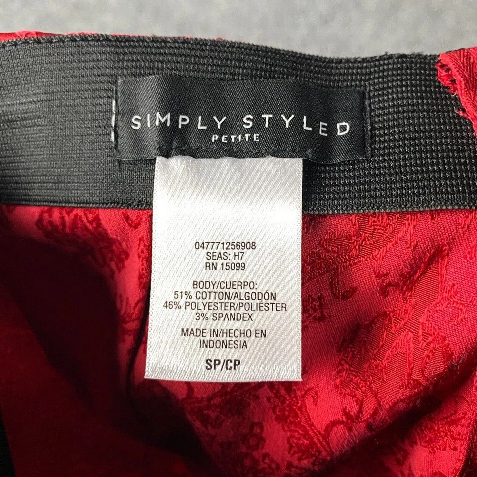 Other Simply Styled Pants Cropped Women's Small Petite Stretch PS Size 26" / US 2 / IT 38 - 8 Thumbnail