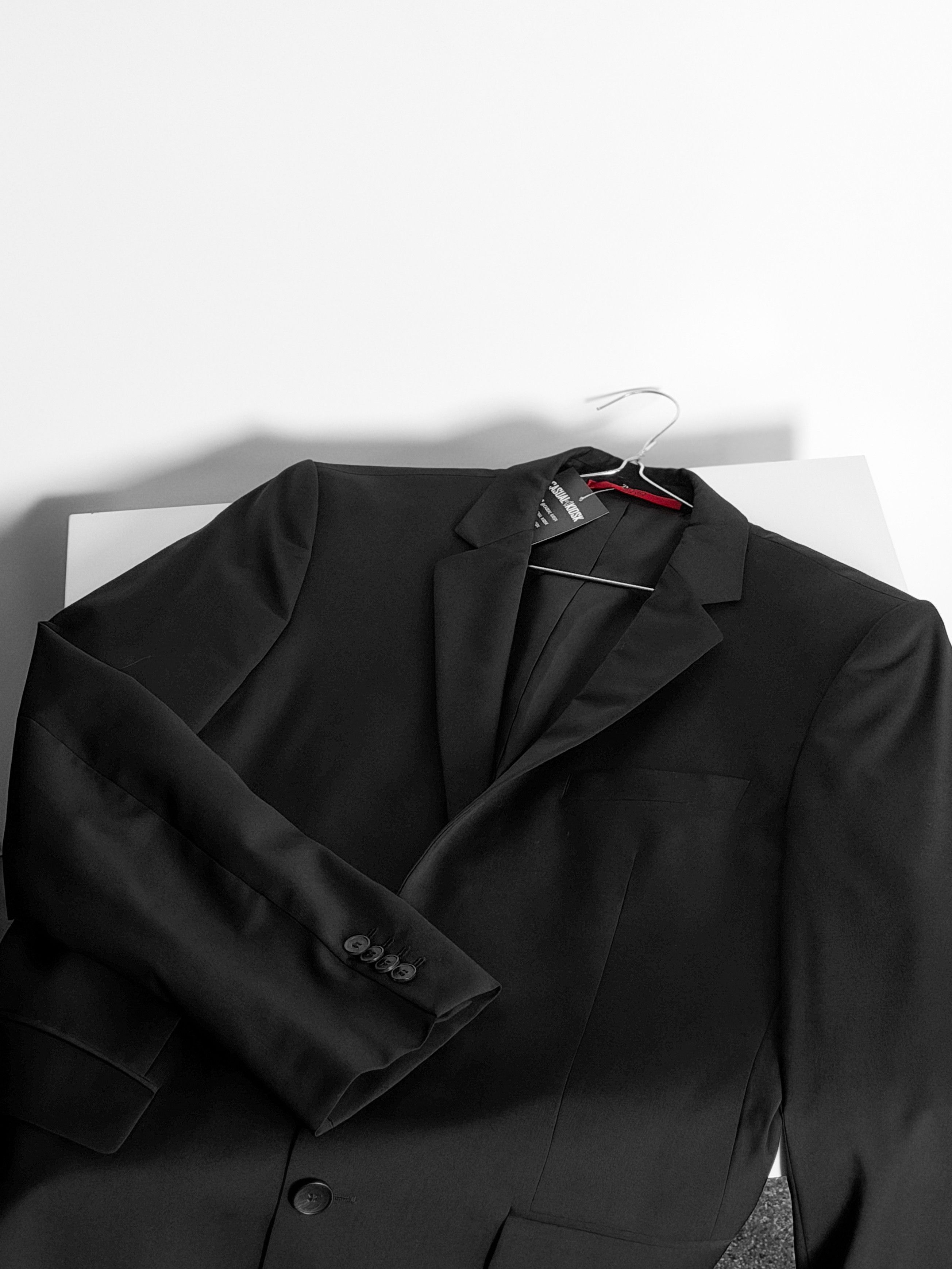Hugo Boss HUGO BOSS Red Label Black Suit Jacket Blazer Size 38R - 6 Thumbnail