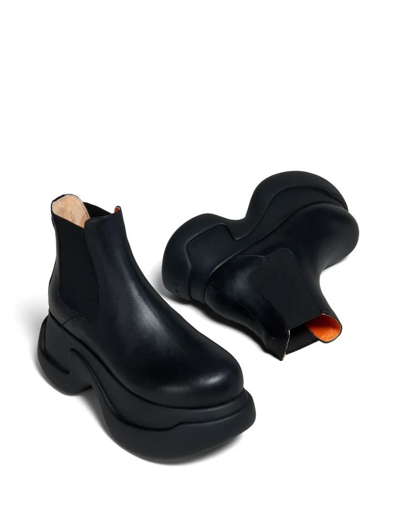 Marni o1w1db10125 Aras Chelsea Boots in Black Size US 6 / IT 36 - 4 Thumbnail