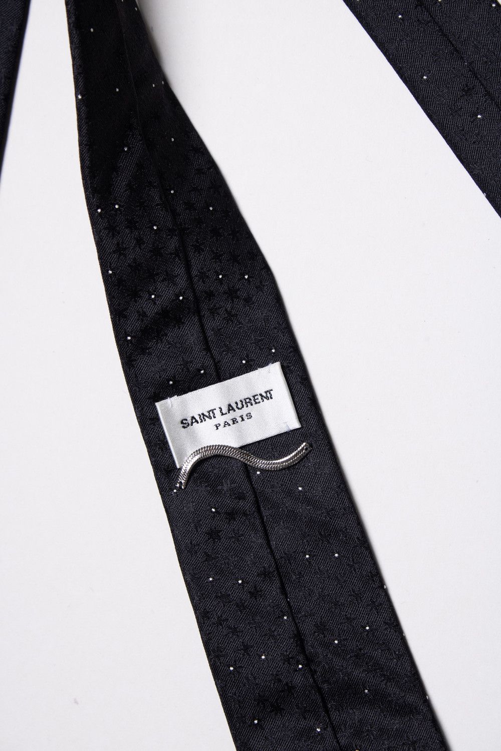Saint Laurent Paris Saint Laurent, star printed tie Size ONE SIZE - 2 Thumbnail