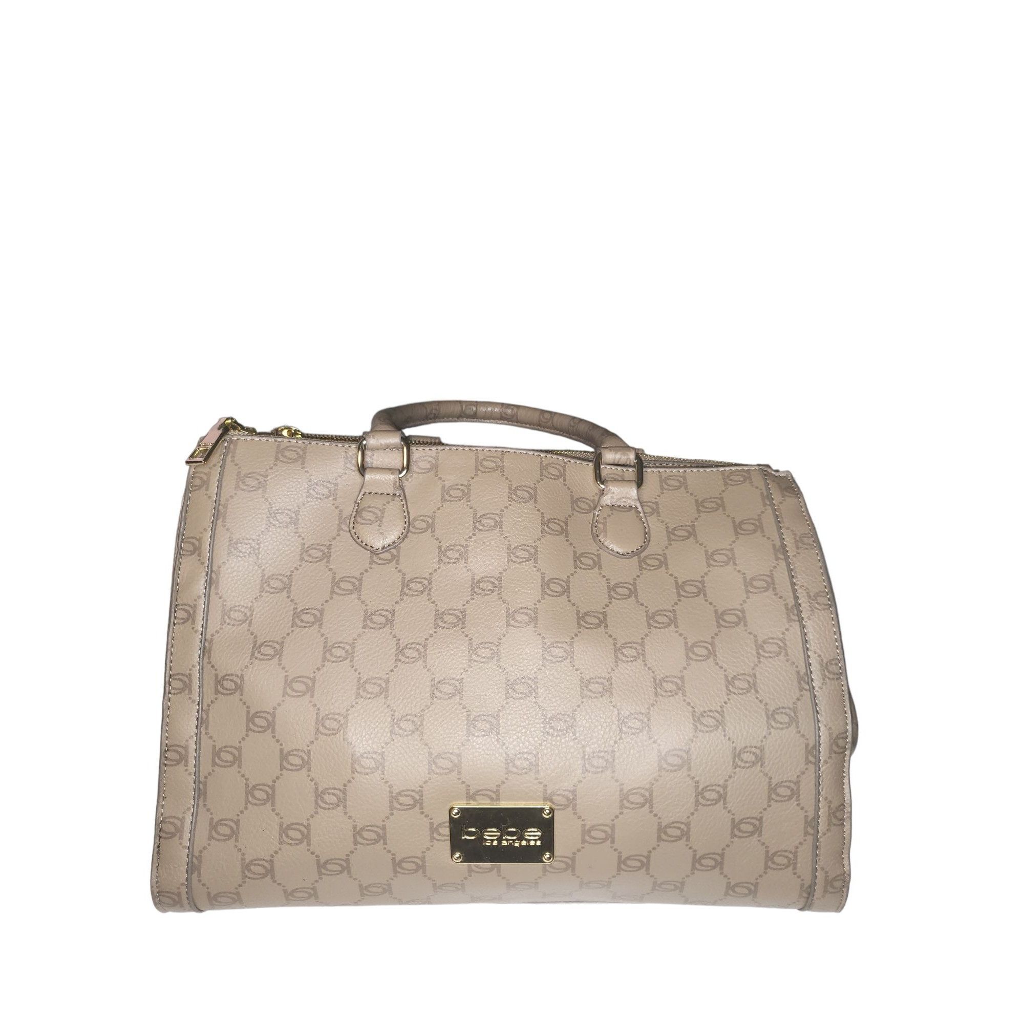 Bebe Bebe Los Angeles Handbag Geometric Logo Print Faux Leather D Size ONE SIZE - 1 Thumbnail