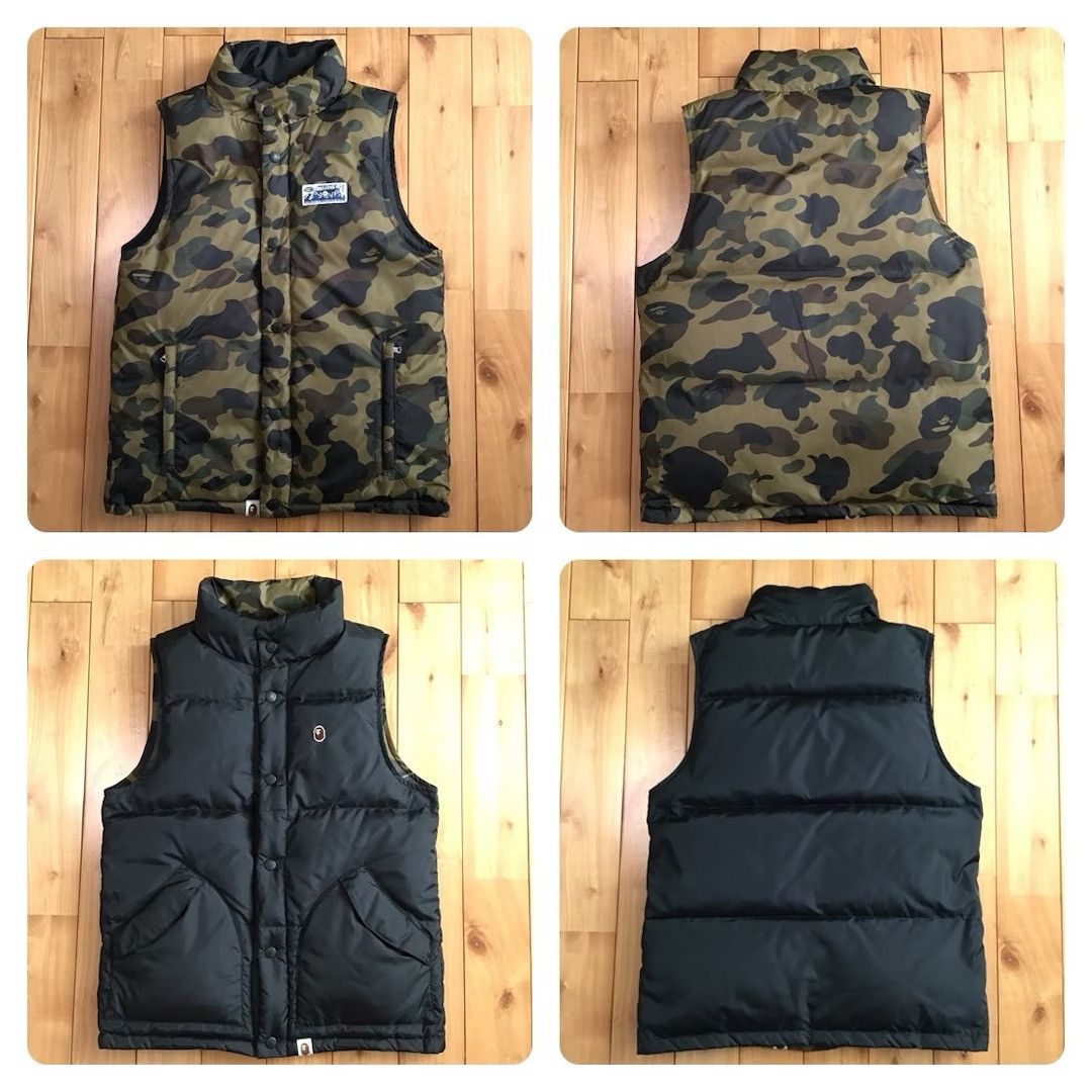 Bape 🔥Reversible🔥 Puffer Down Vest BAPE CAMO a bathing ape Size US S / EU 44-46 / 1 - 1 Thumbnail