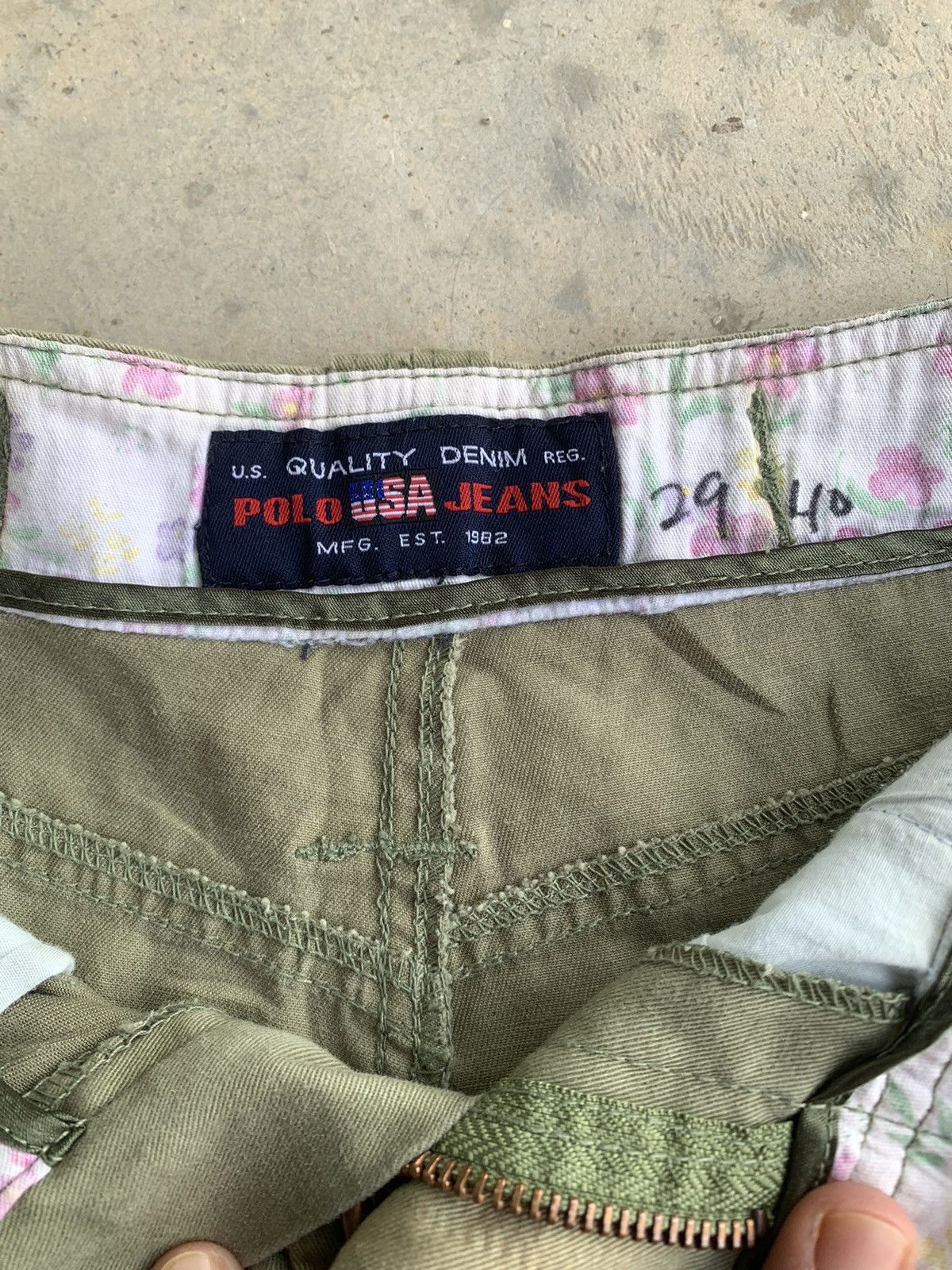 Japanese Brand Polo Usa Cargo Pants Size US 28 / EU 44 - 11 Thumbnail