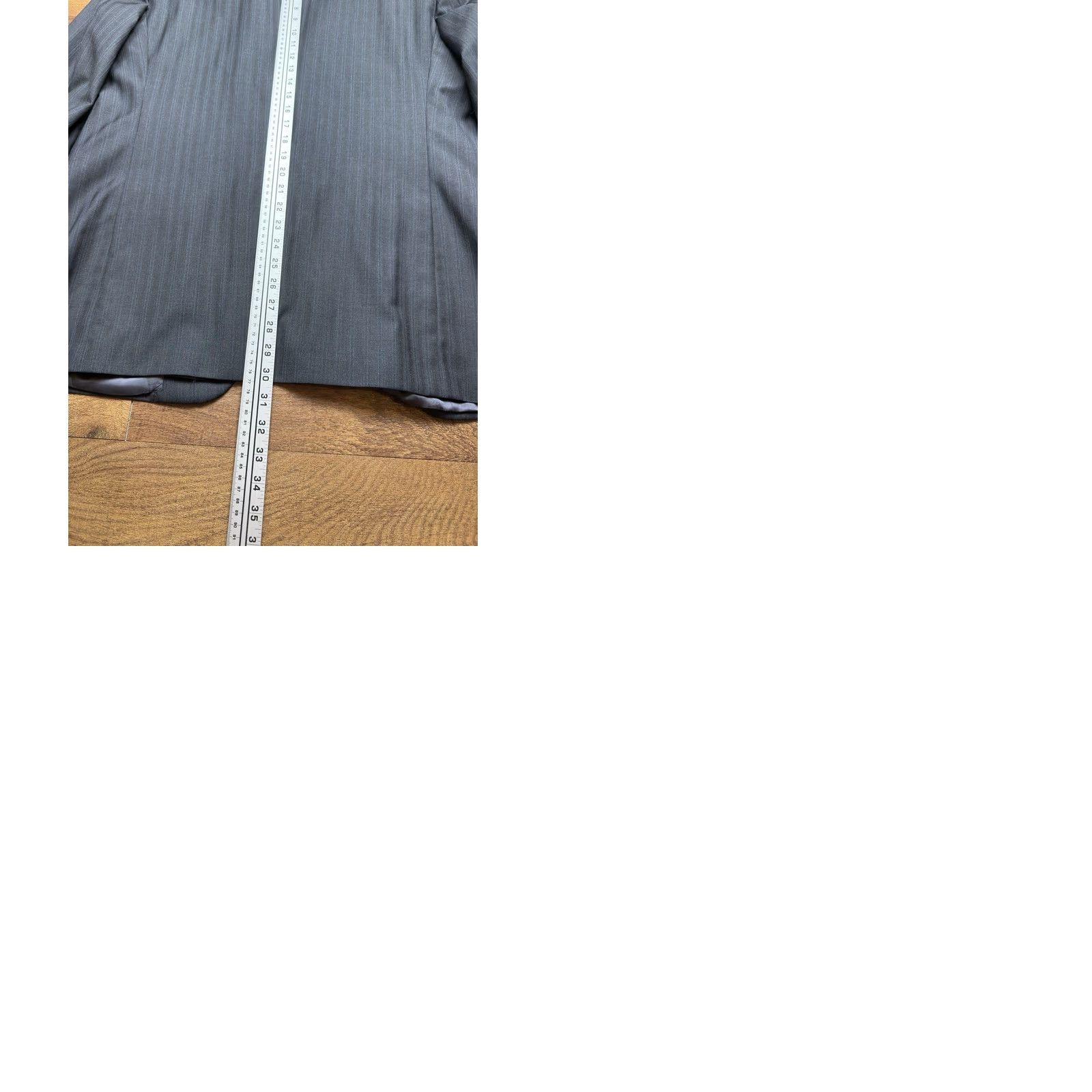 Brooks Brothers VINTAGE Brooks Brothers Blazer Men 42R Wool Sport Coat Madison Stripe Gray USA Made Notch Lapel Double-Vented 2-Button Regular Chest 42 in"} Size 42R - 9 Thumbnail