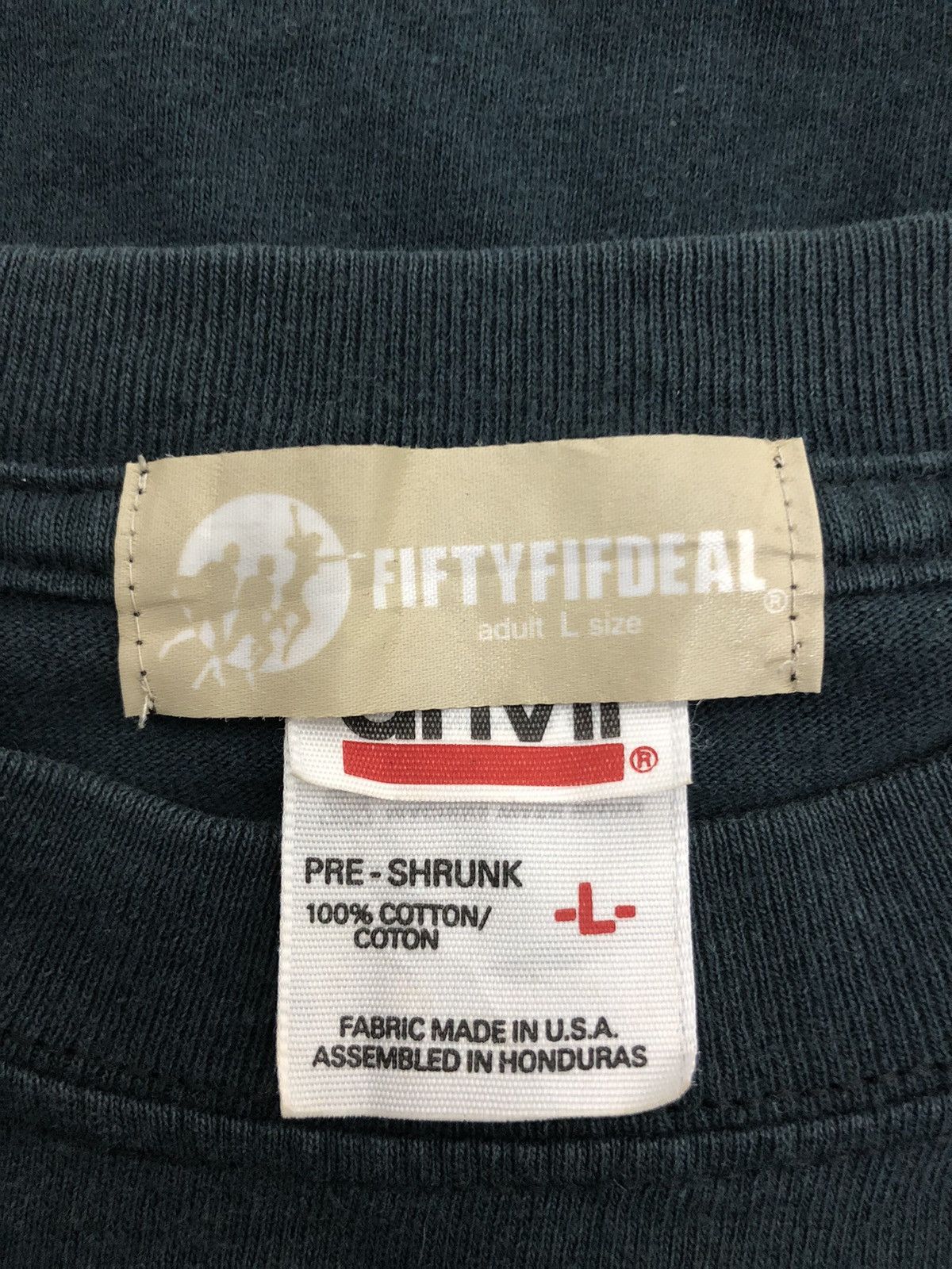 Japanese Brand × Seditionaries × Vintage RARE 🔥 FIFTYFIFDEAL FFDL PIN PUNK VIBE GRAPHICAL TEE Size US L / EU 52-54 / 3 - 11 Thumbnail