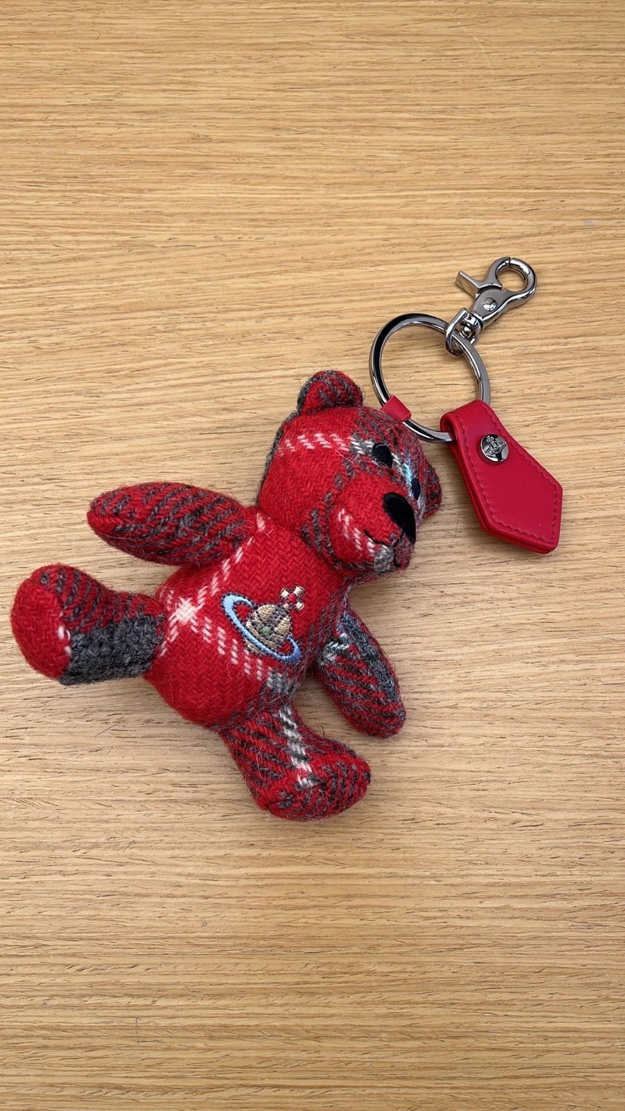 Vivienne Westwood o1f1d3z1025 Size: OS / Teddy Bear Keyring in Red Size ONE SIZE - 2 Thumbnail