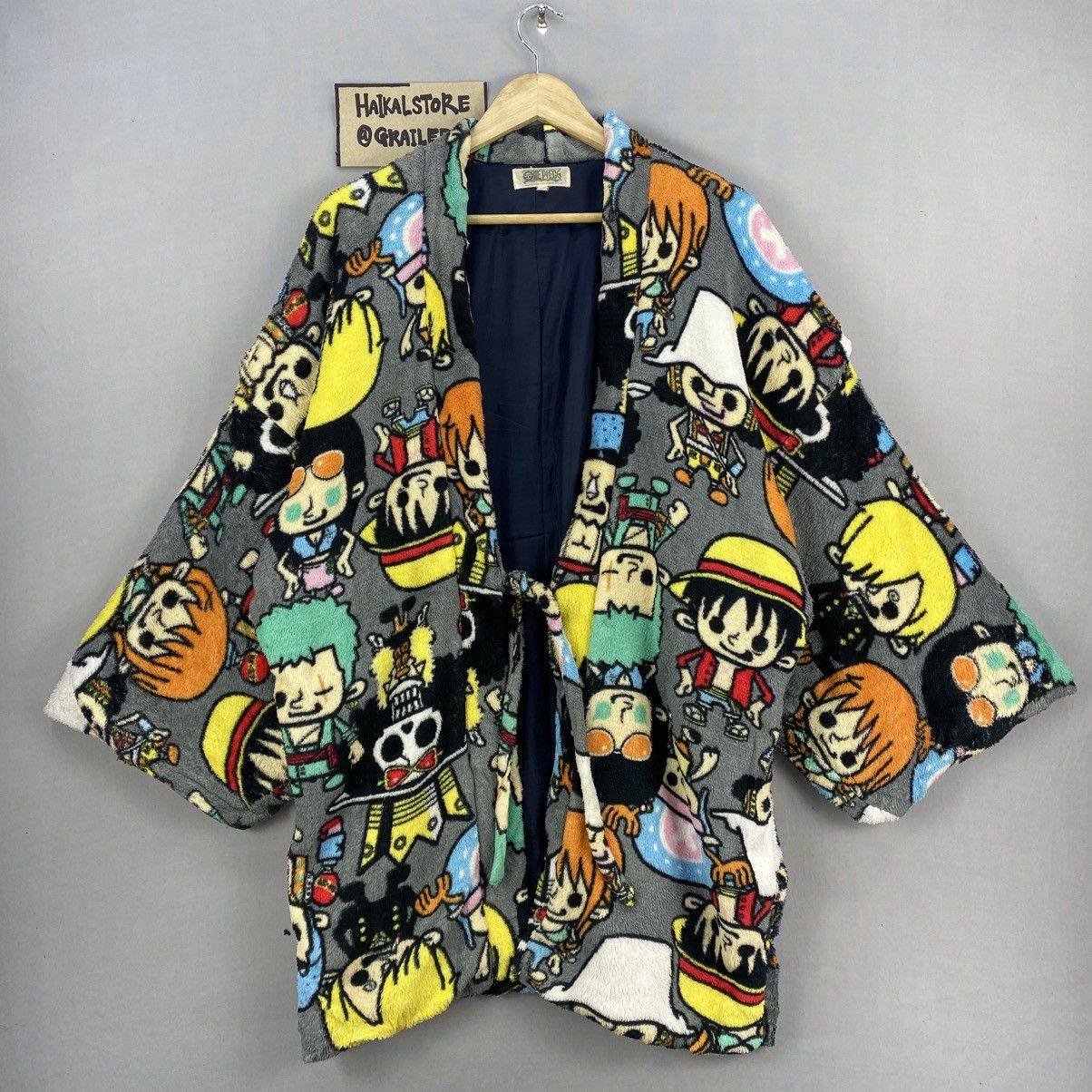 Japanese Brand One Piece Anime Yukata Kimono Bath Japan Size US L / EU 52-54 / 3 - 1 Thumbnail