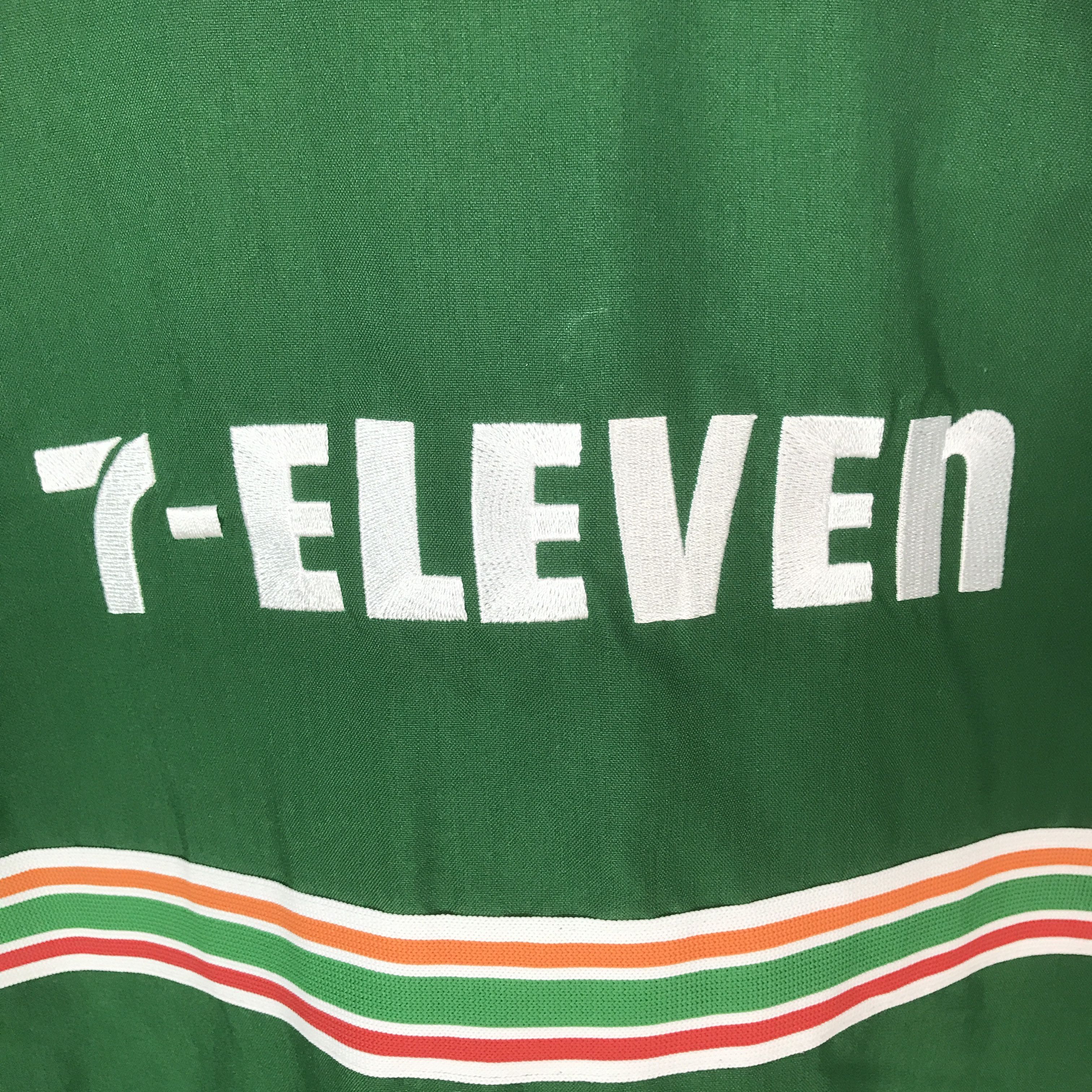 Japanese Brand 7 Eleven Uniform Green Shirt jacket K50B20 Size US M / EU 48-50 / 2 - 5 Thumbnail