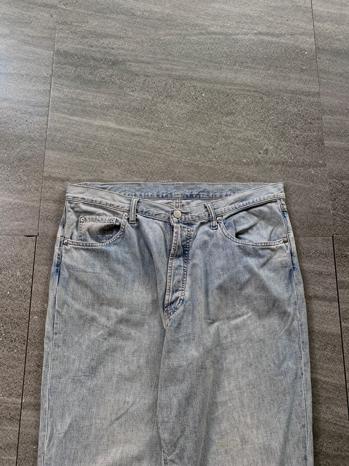 RRL Ralph Lauren FREE TAX! RRL Distressed Wash Denim Jeans Size US 34 / EU 50 - 3 Thumbnail
