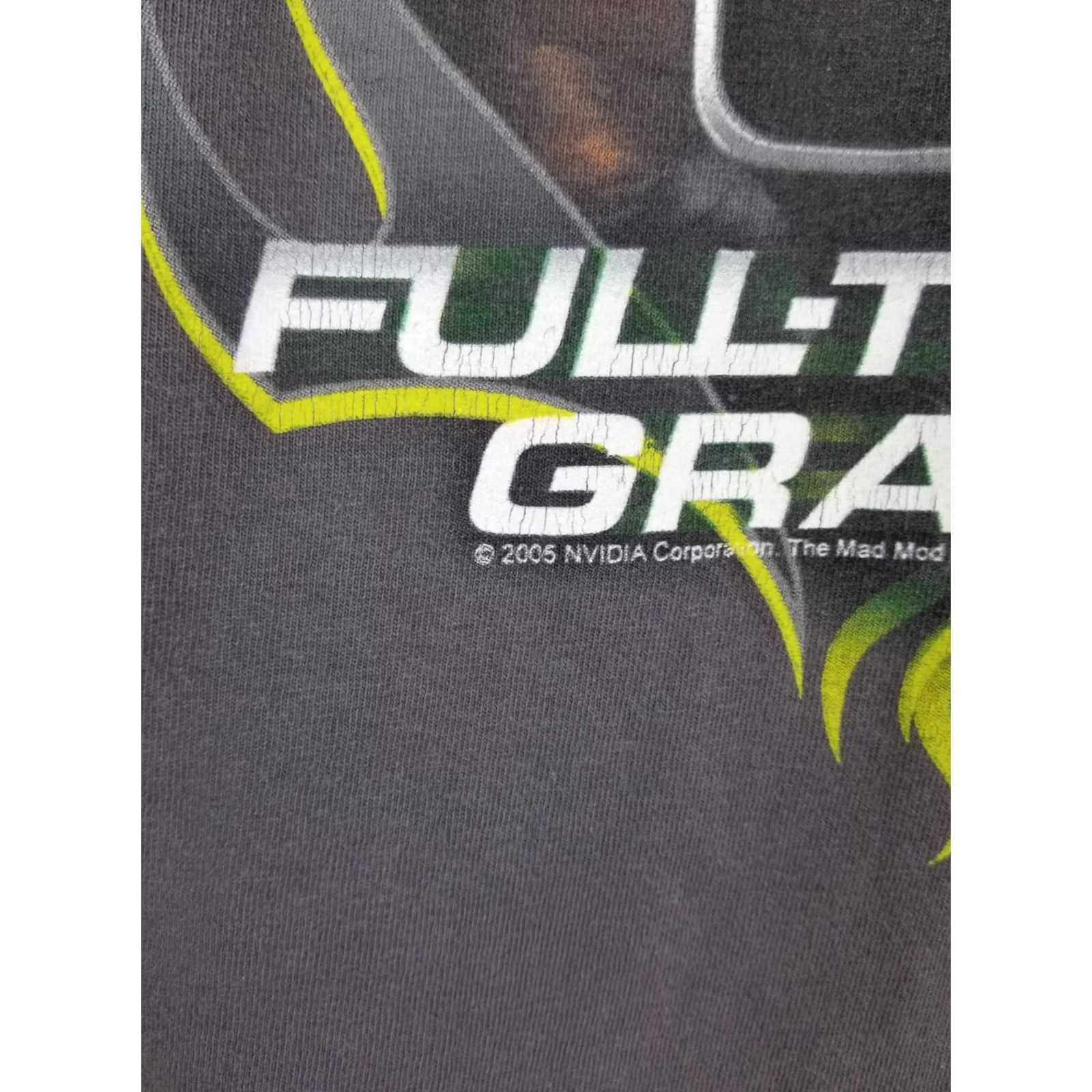 Vintage VINTAGE 2005 NVIDIA GEFORCE GRAPHICS COMPANY PROMO T-SHIRT SZ L Gray Men Size US L / EU 52-54 / 3 - 8 Thumbnail