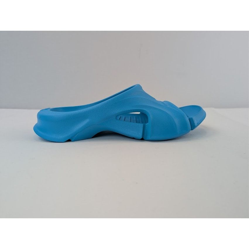 Balenciaga o1rshd1 Rubber Mold Slide Sandals in Blue 41 Size US 8 / EU 41 - 4 Thumbnail