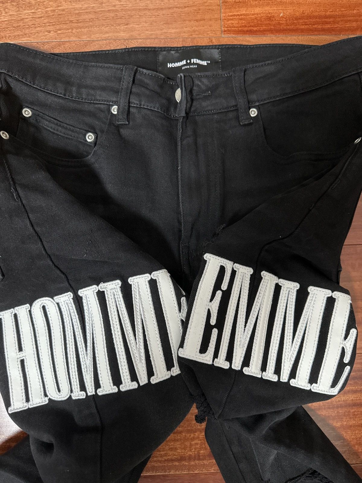 Homme + Femme La Homme+Femme La Denim Jeans Size US 30 / EU 46 - 2 Thumbnail