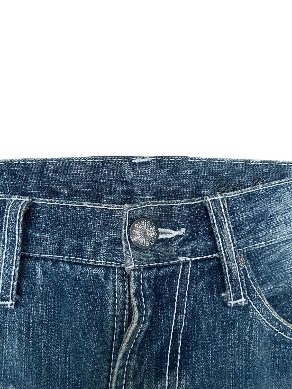 If Six Was Nine × Japanese Brand Vintage Japanese Brand Urban Craft Ripped Jeans 1990s Size US 32 / EU 48 - 13 Thumbnail