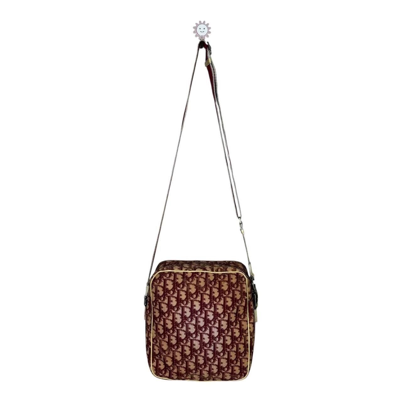 Dior Dior Vintage Trotter Messenger Bag No 2 Burgundy Galliano Size ONE SIZE - 2 Thumbnail
