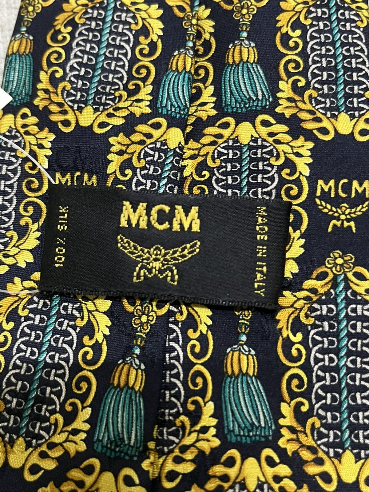 MCM Vintage 80s mcm monogram zucca tie Size ONE SIZE - 3 Thumbnail