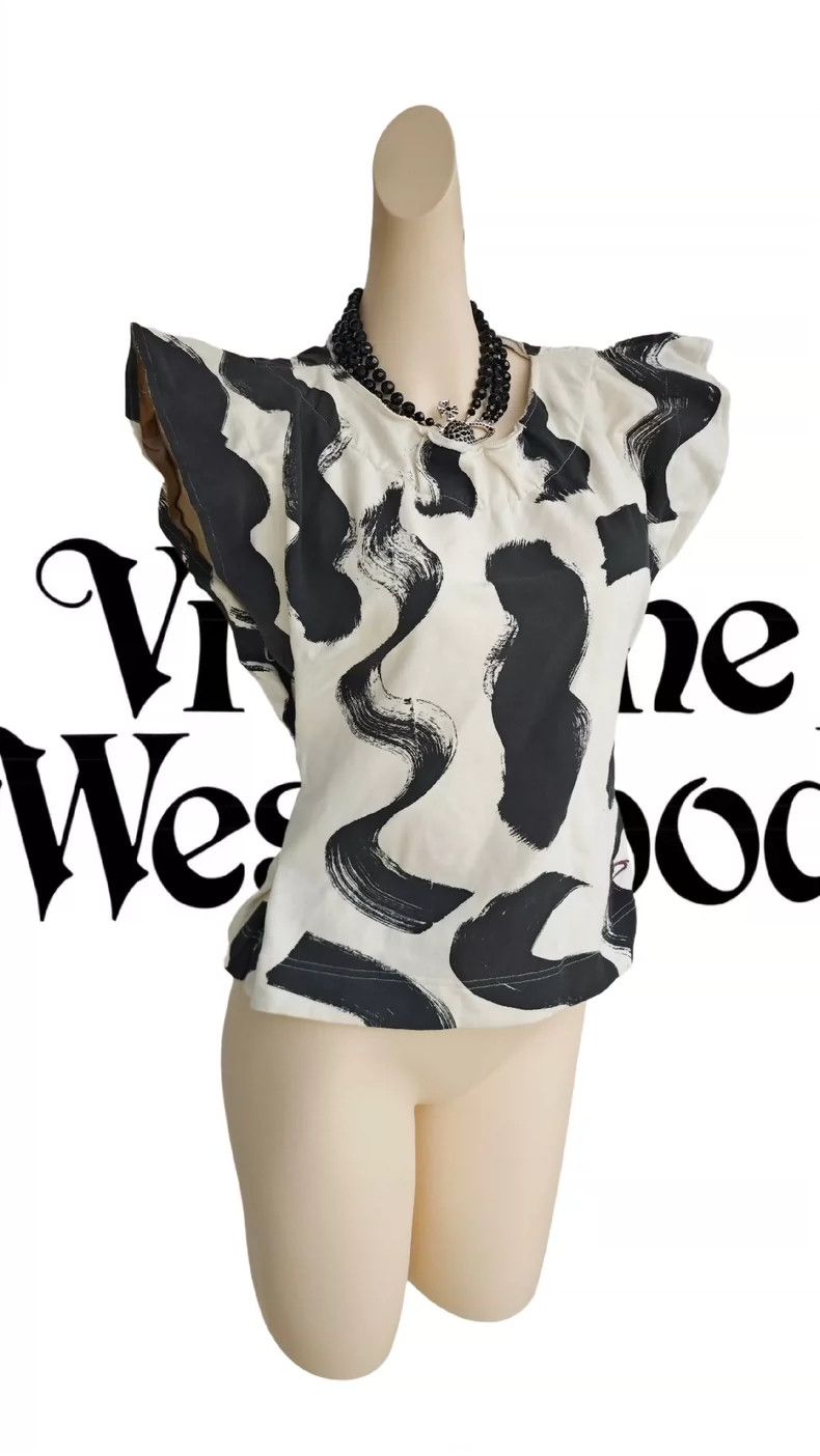 Vivienne Westwood Vivienne Westwood White cotton ink T-shirt Size M / US 6-8 / IT 42-44 - 2 Thumbnail