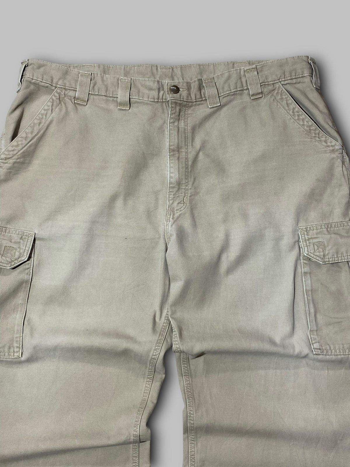 Carhartt 🔥00s VINTAGE CARHARTT DUNGAREE WORK PANTS USA VIBES B240 GKH Size US 44 / EU 60 - 7 Thumbnail