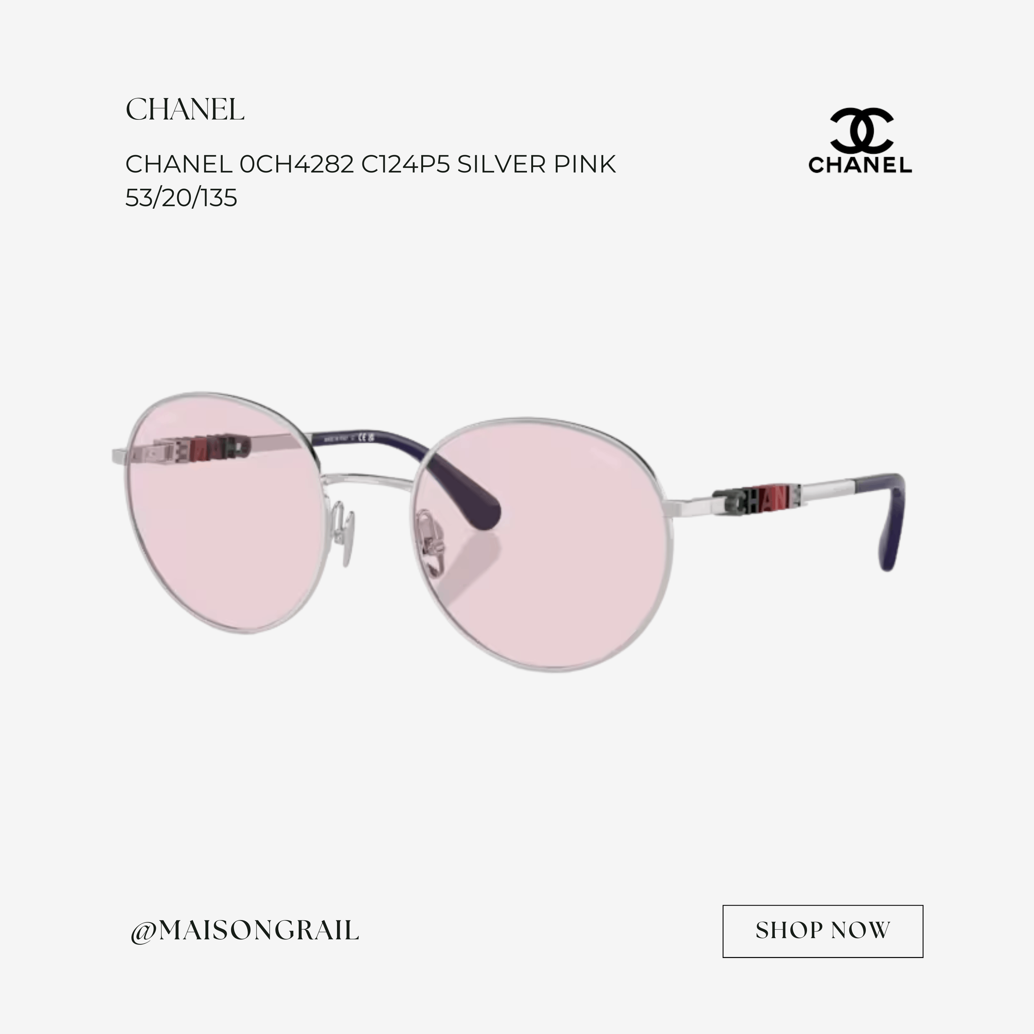 Chanel CHANEL 0CH4282 C124P5 SUNGLASSES Size ONE SIZE - 1 Preview