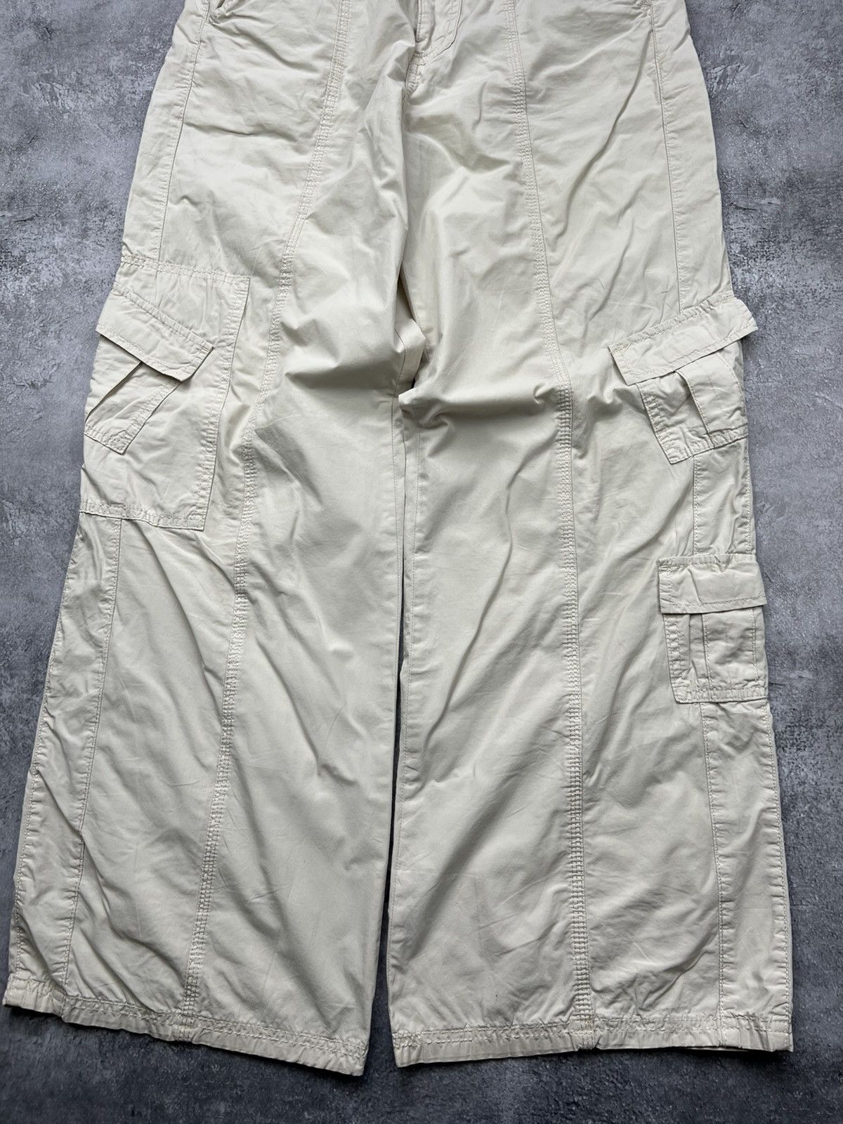 Bdg BDG Wide Cargo Pants Y2K White Size 28" / US 6 / IT 42 - 3 Thumbnail