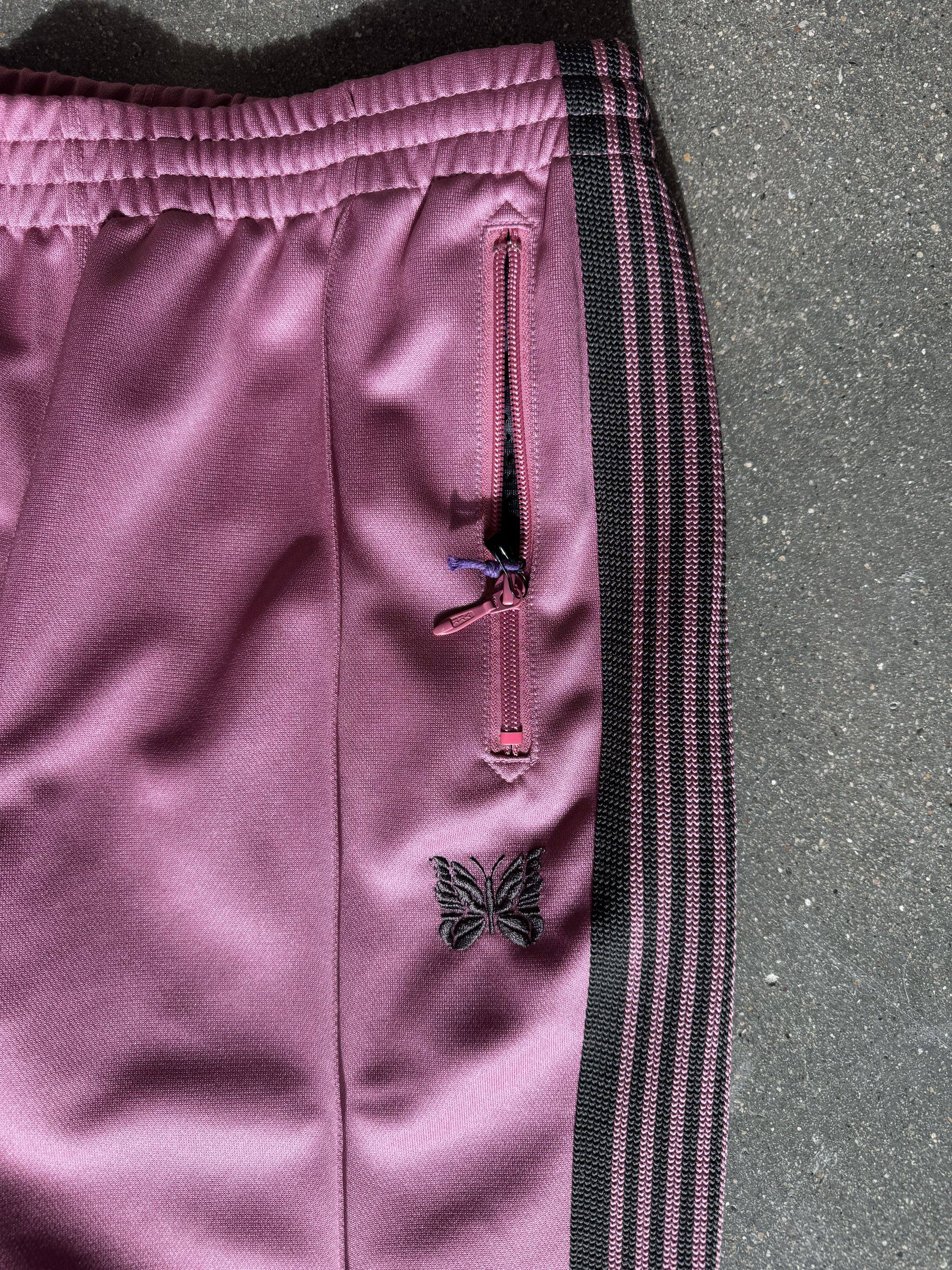Needles Needles Narrow Track Pant Velour Poly Smooth Smoke Pink Size US 30 / EU 46 - 2 Thumbnail