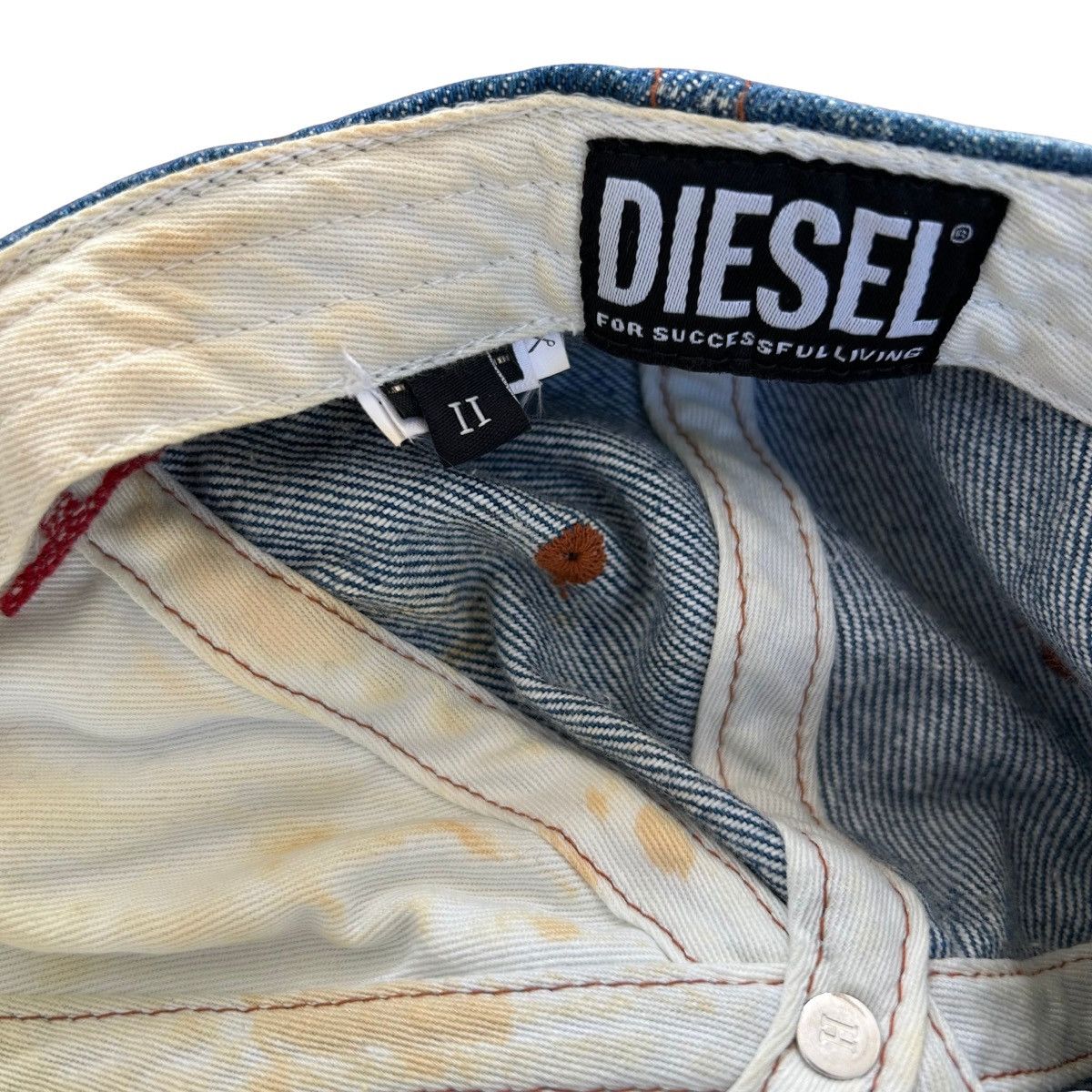 Diesel Diesel Denim Cap Hat Size ONE SIZE - 5 Thumbnail